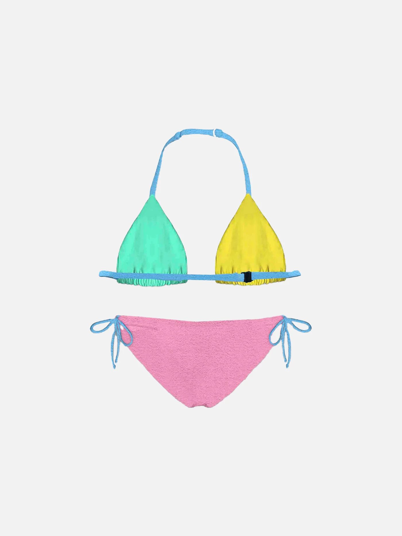 Bikini da bambina in spugna multicolore - Image 2