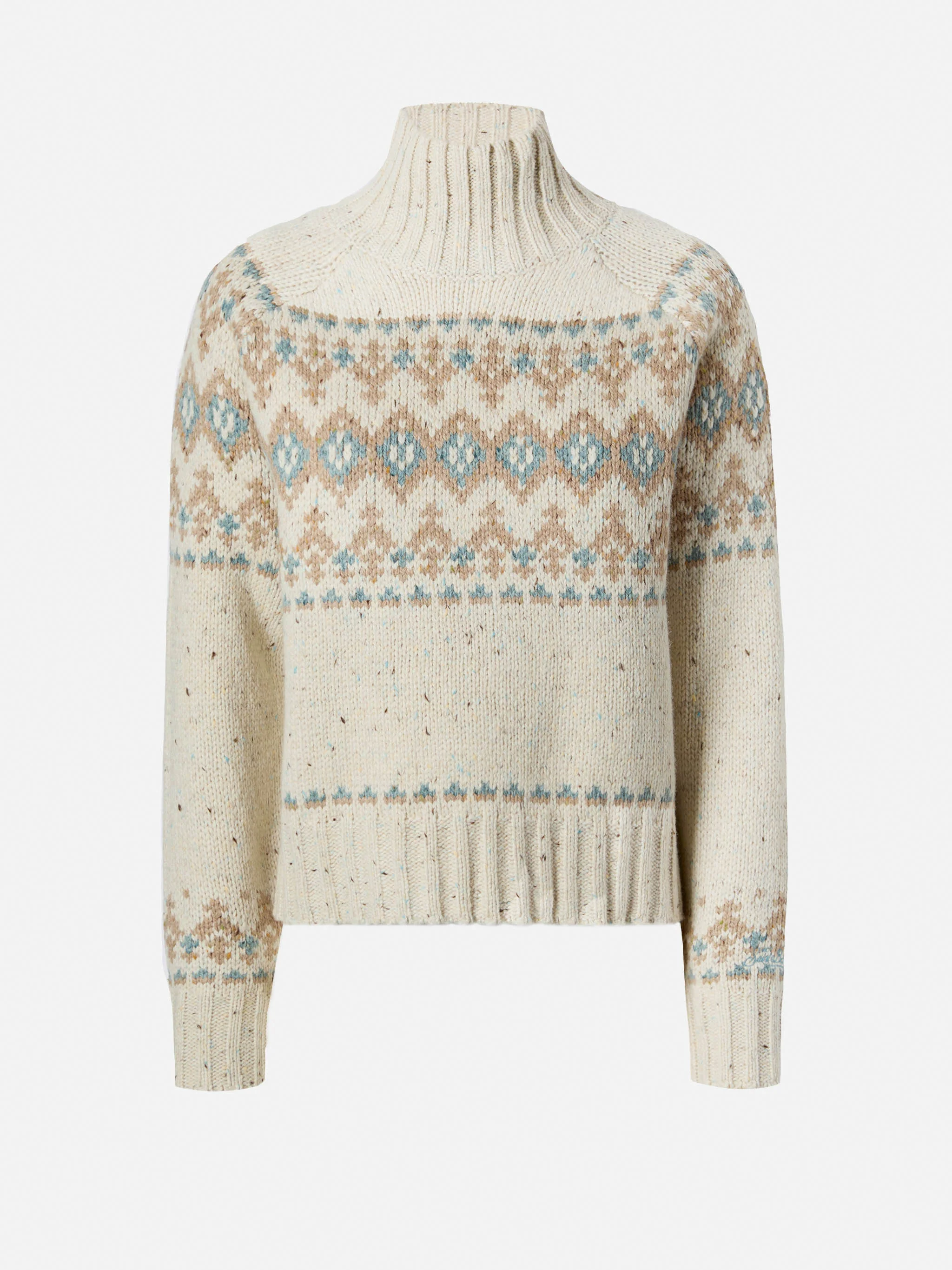 Dolcevita Myra donegal con jacquard Fair Isle - Image 5
