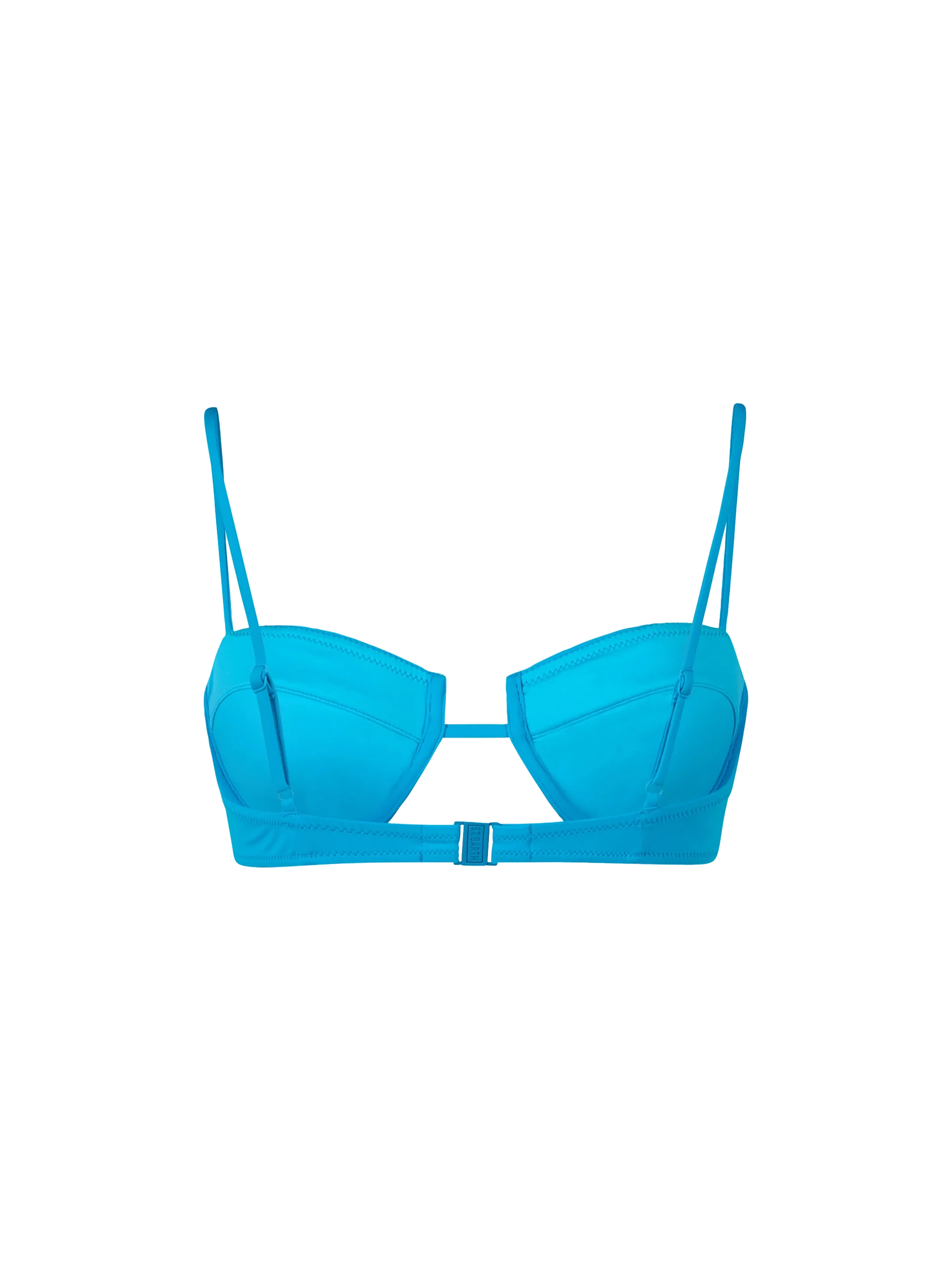 Top a bralette con ferretto Salina turchese - Image 2