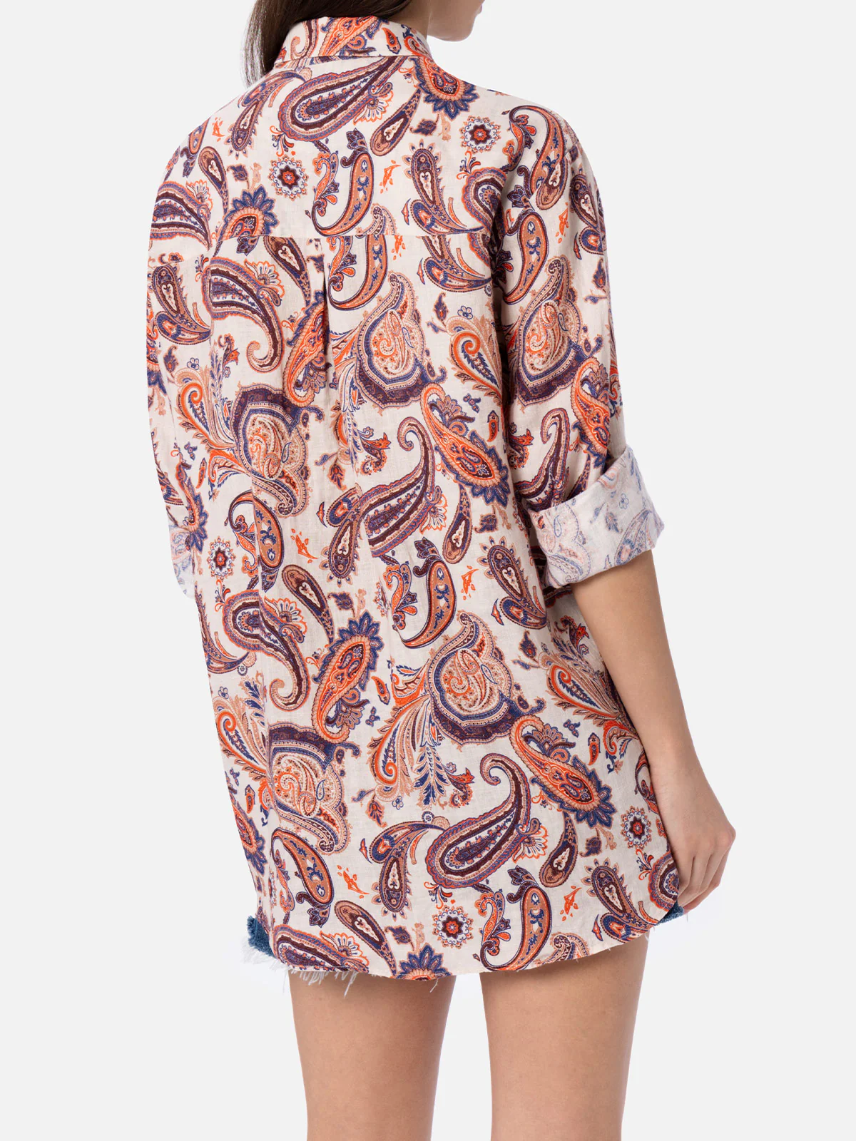 Camicia Alodie in lino con fantasia paisley - Image 2