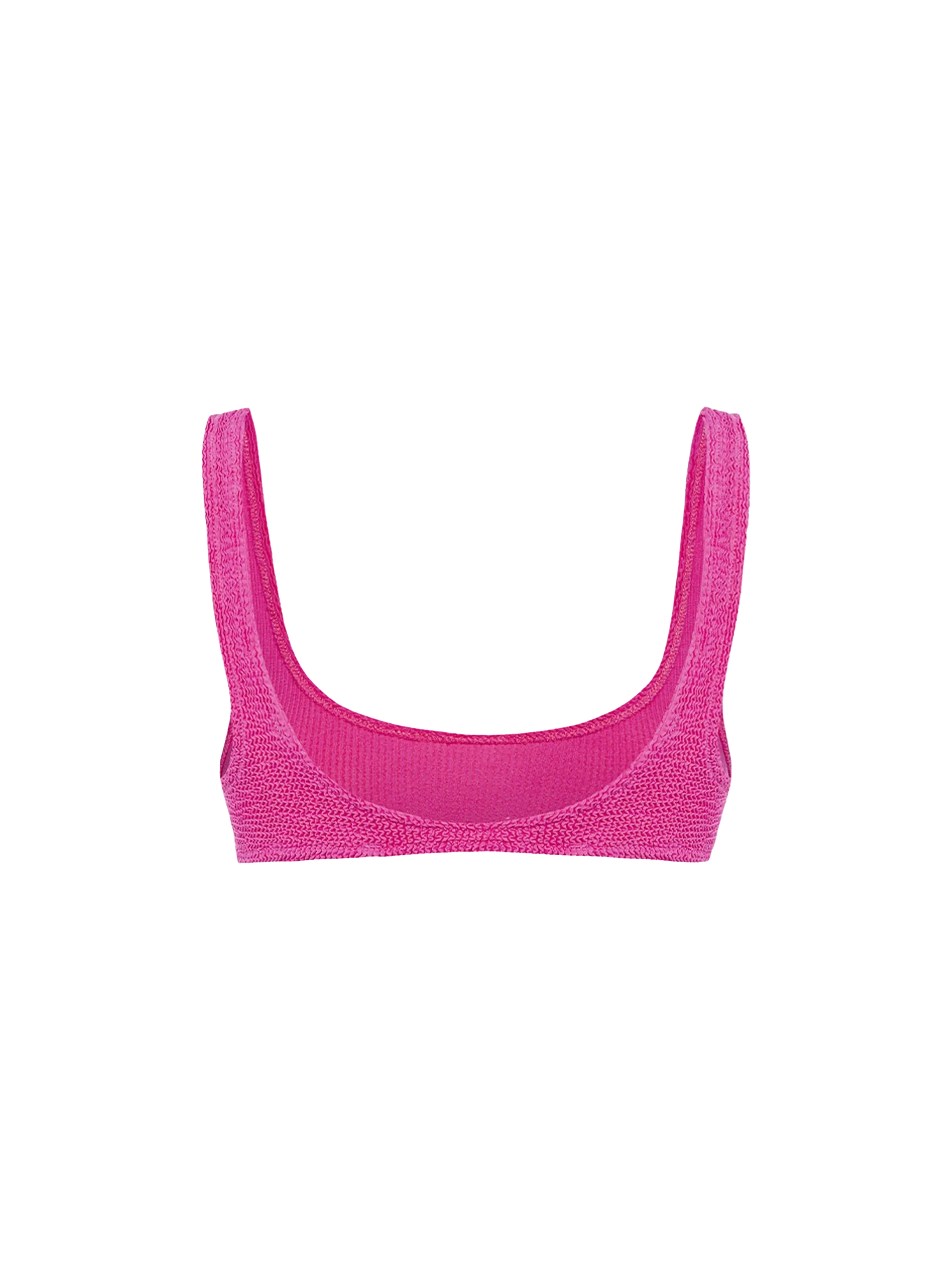 Naima crinkle classico top a bralette rosa - Image 2