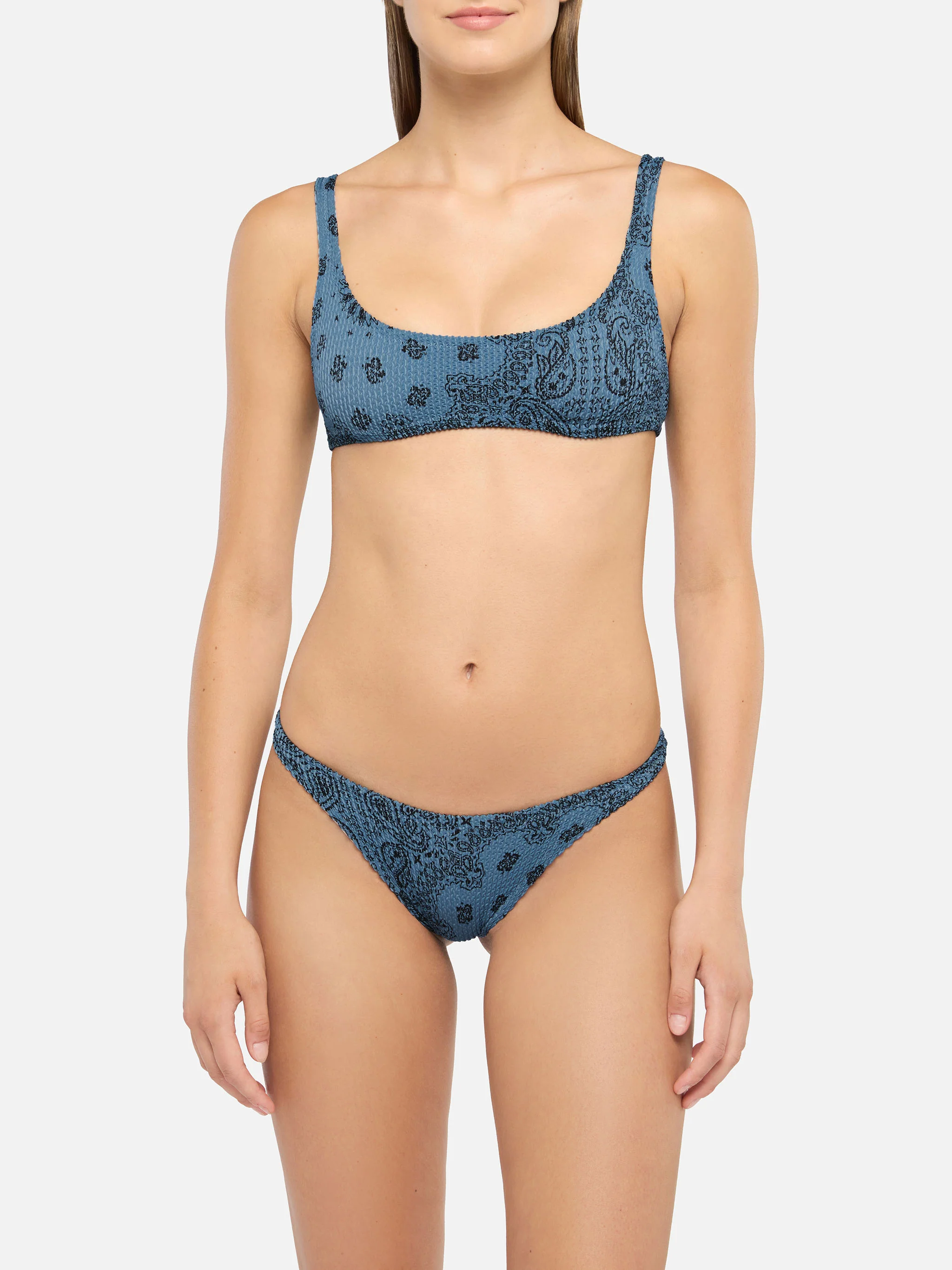 Bikini a bralette Naima Naomi con stampa bandana - Image 2
