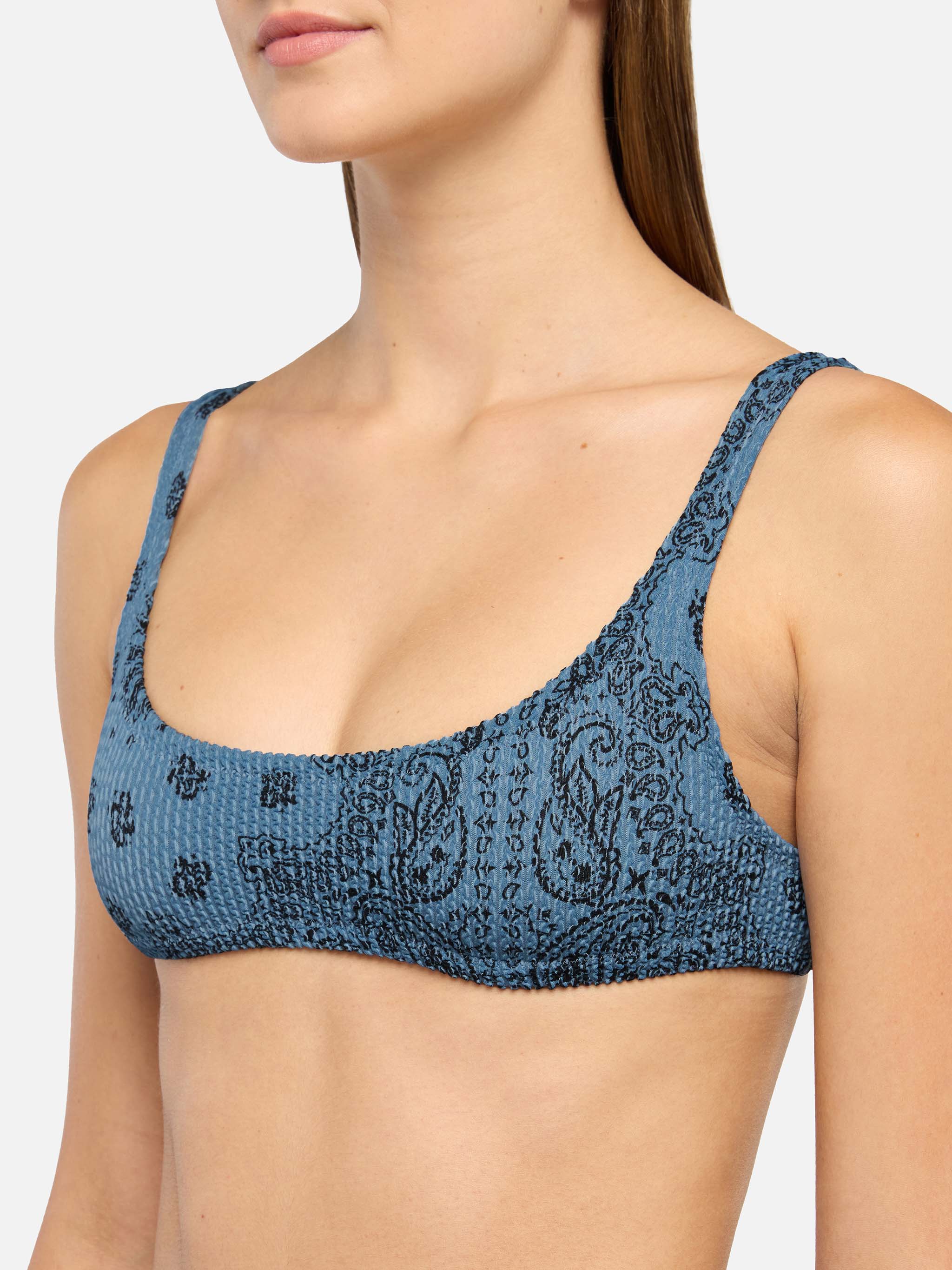 Bikini a bralette Naima Naomi con stampa bandana - Image 3