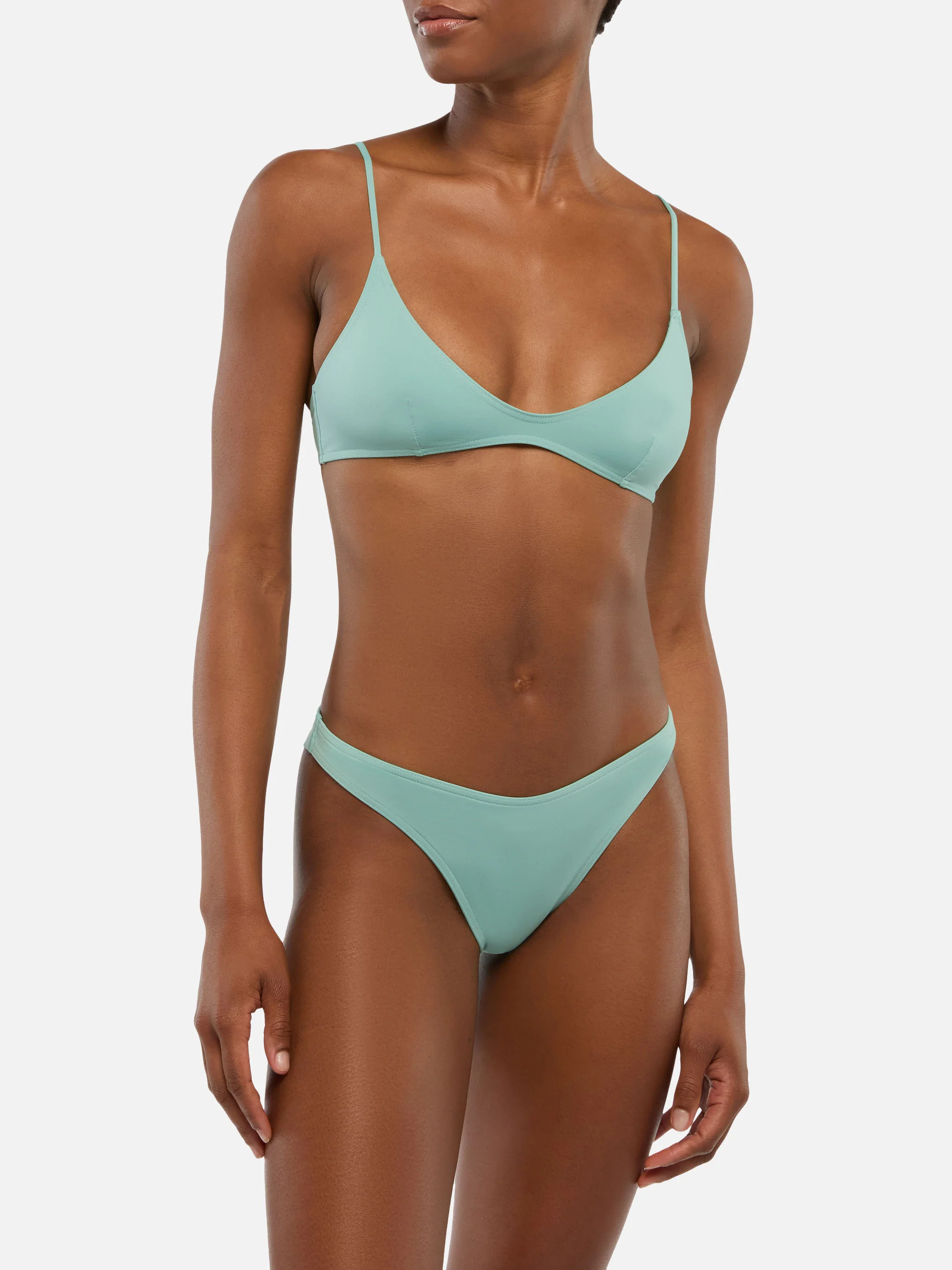 Bikini bralette scollata Paloma Naomi verde salvia - Image 2