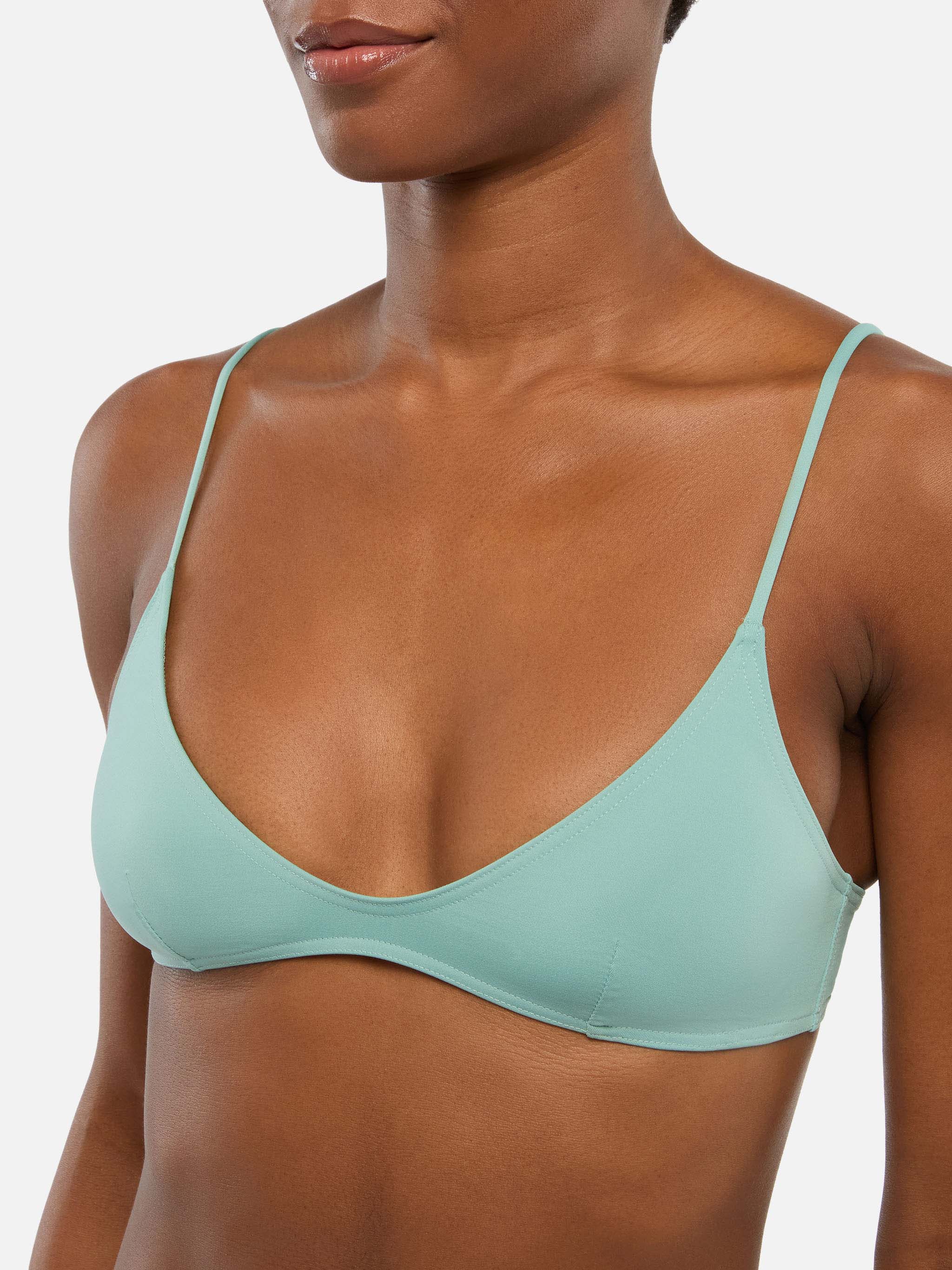 Bikini bralette scollata Paloma Naomi verde salvia - Image 3