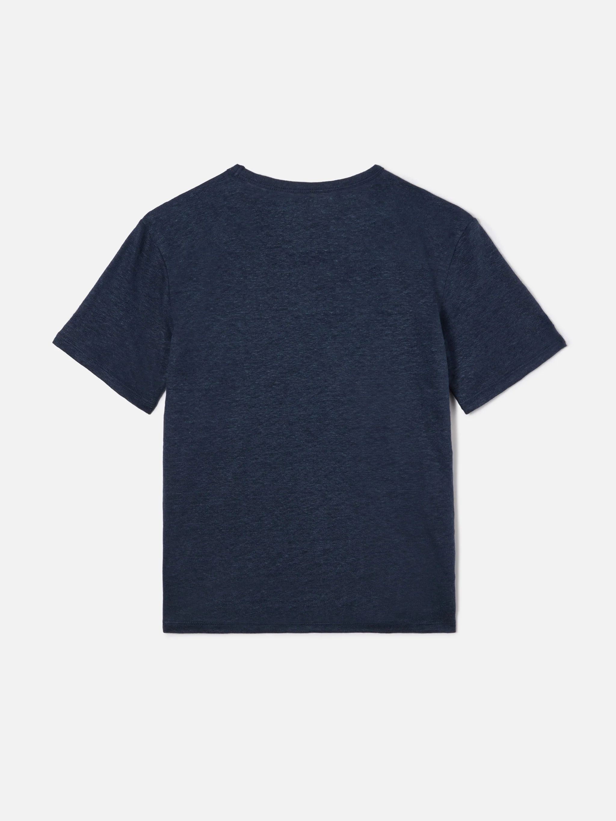 T-shirt Alex in puro lino blu navy - Image 3