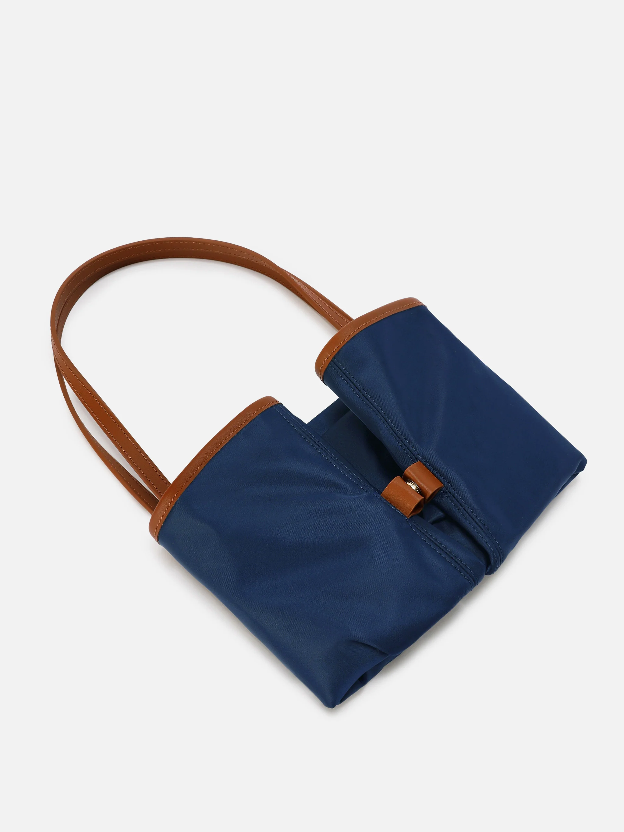Borsa City blu navy regular in nylon - Image 5