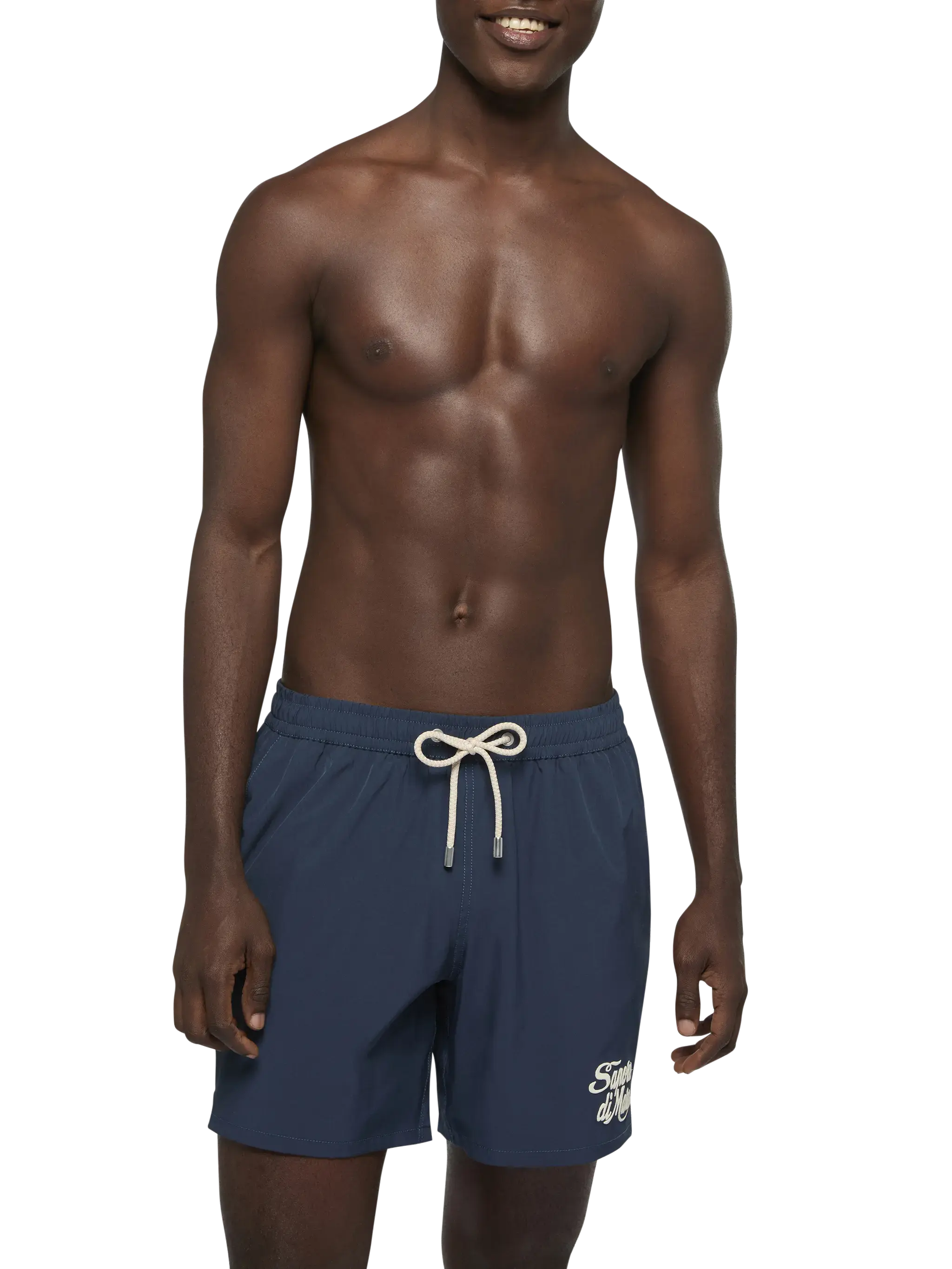 Costume mare Comfort blu navy con ricamo Sapore di Mare | SAPORE DI MARE SPECIAL EDITION - Image 3