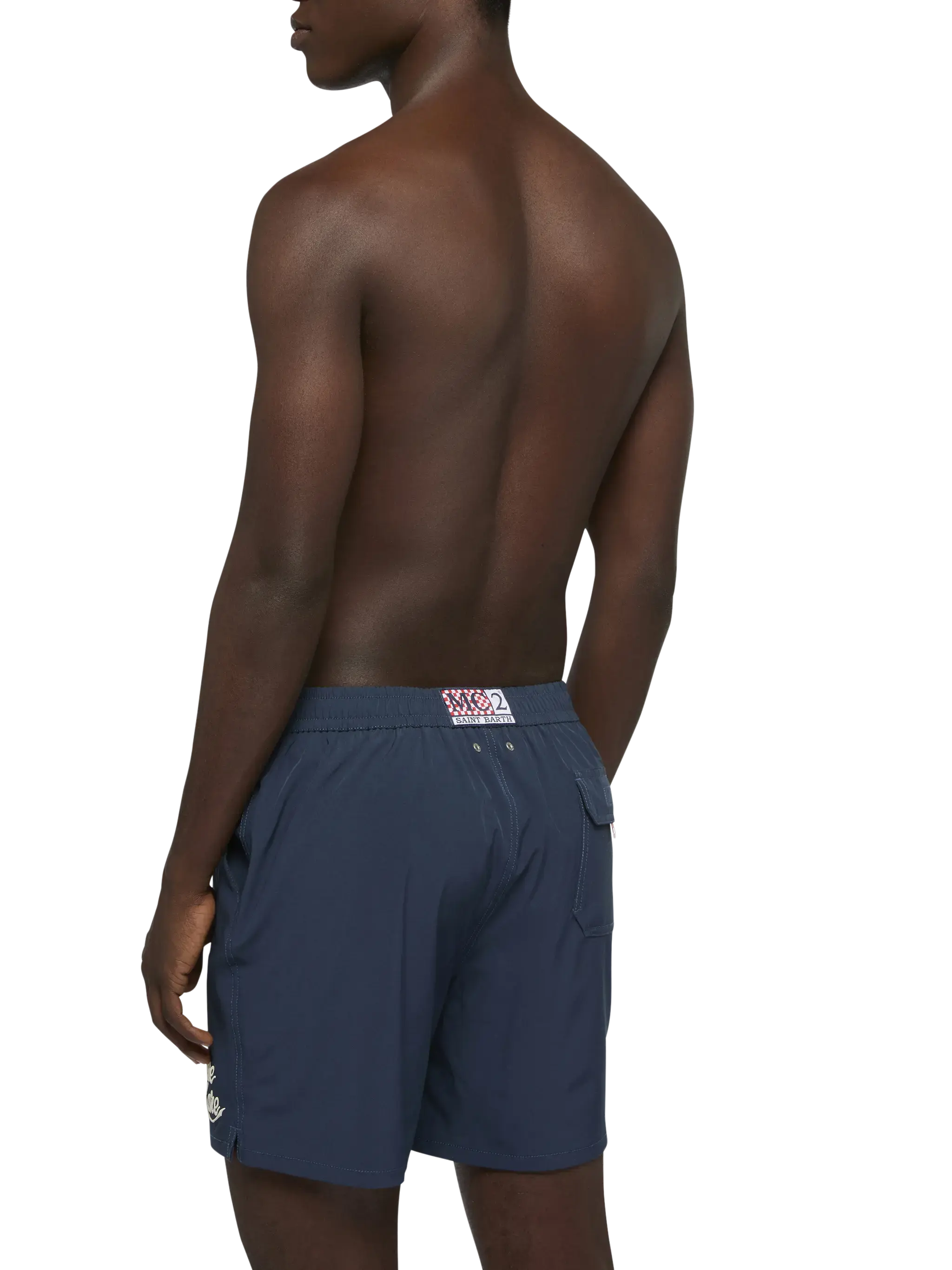 Costume mare Comfort blu navy con ricamo Sapore di Mare | SAPORE DI MARE SPECIAL EDITION - Image 5