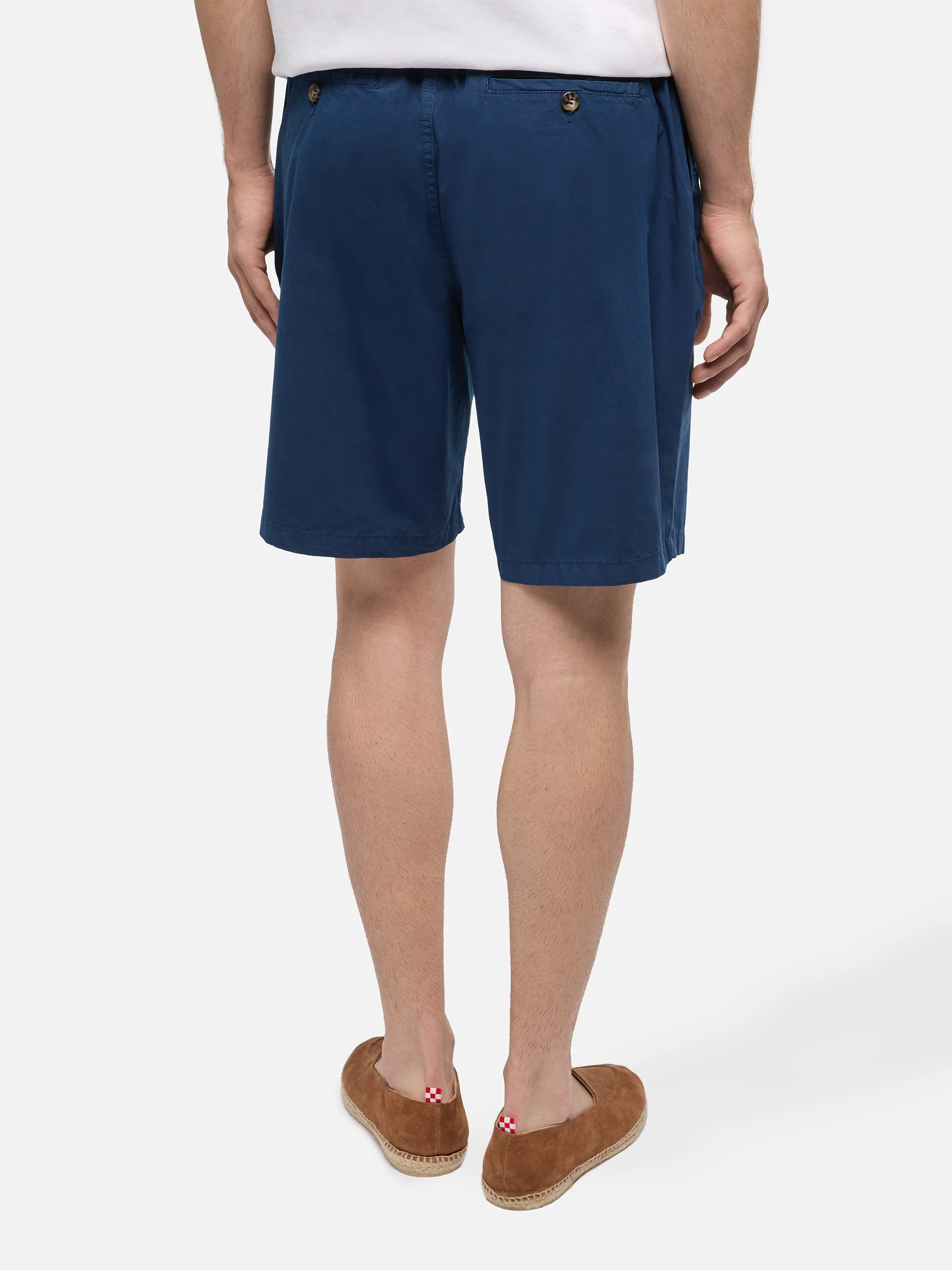 Bermuda Ischia in cotone blu navy - Image 3