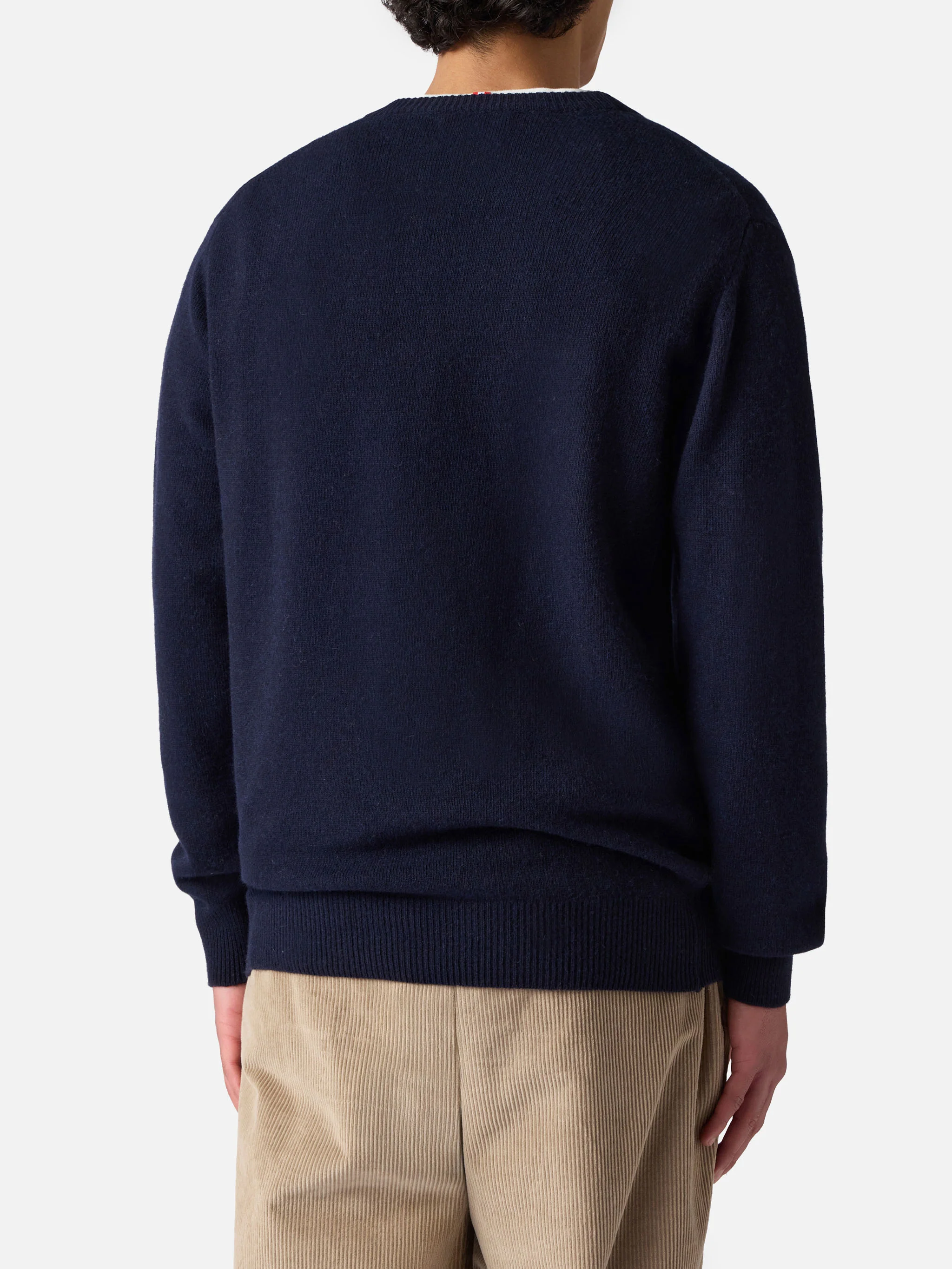 Girocollo Heron blu navy con ricamo Après Ski - Image 3