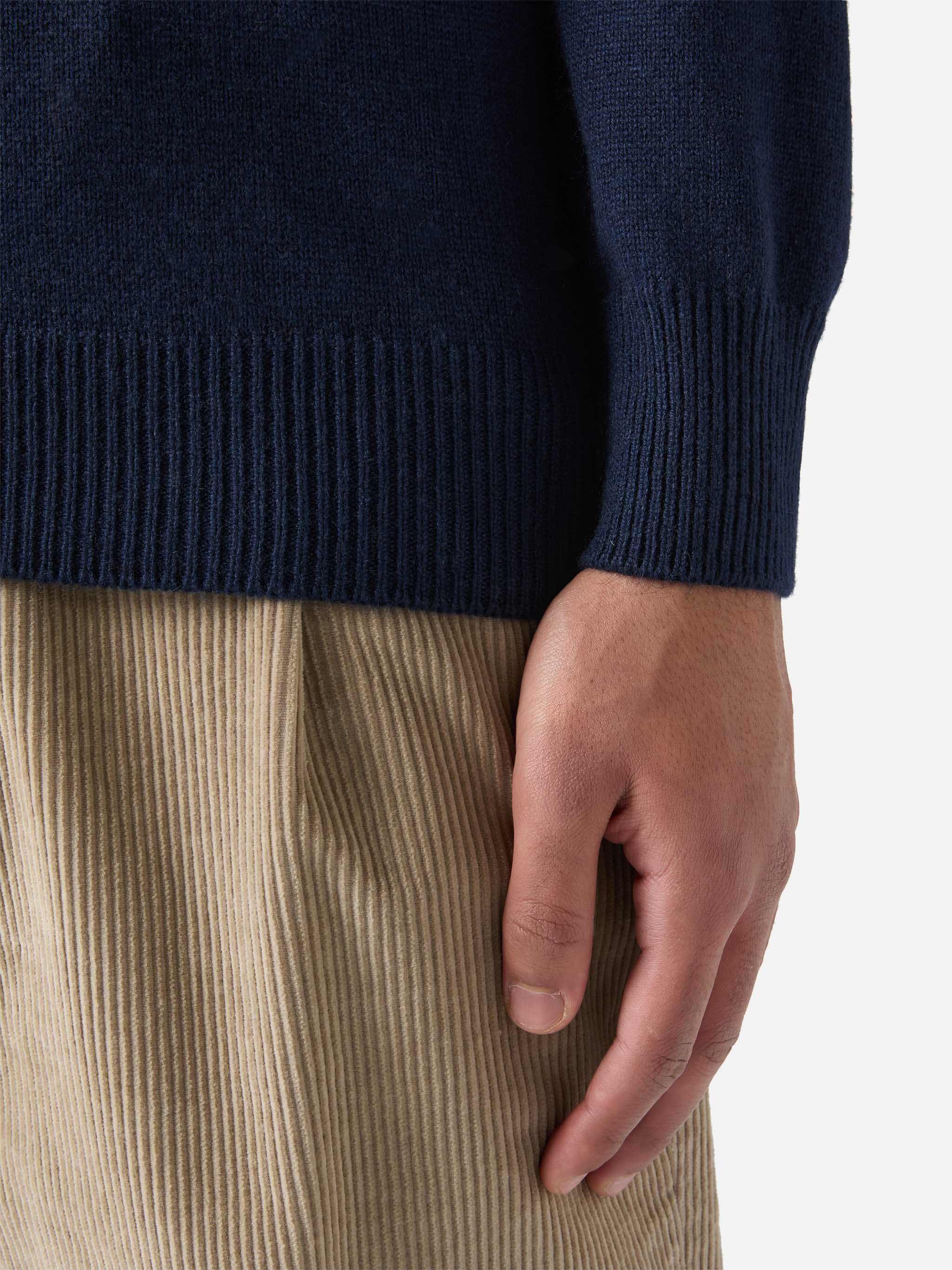 Girocollo Heron blu navy con ricamo Grand Slam - Image 4
