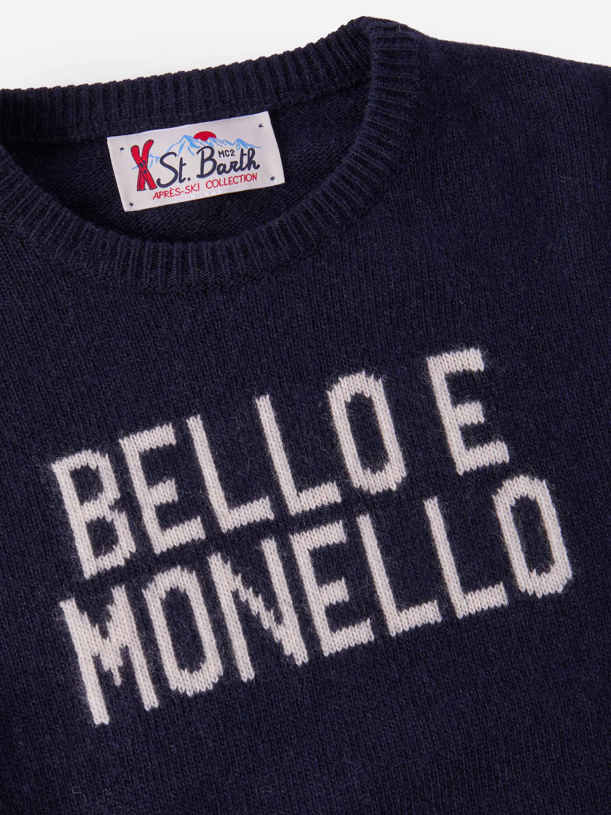Maglione girocollo Douglas con jacquard Bello e monello - Image 2