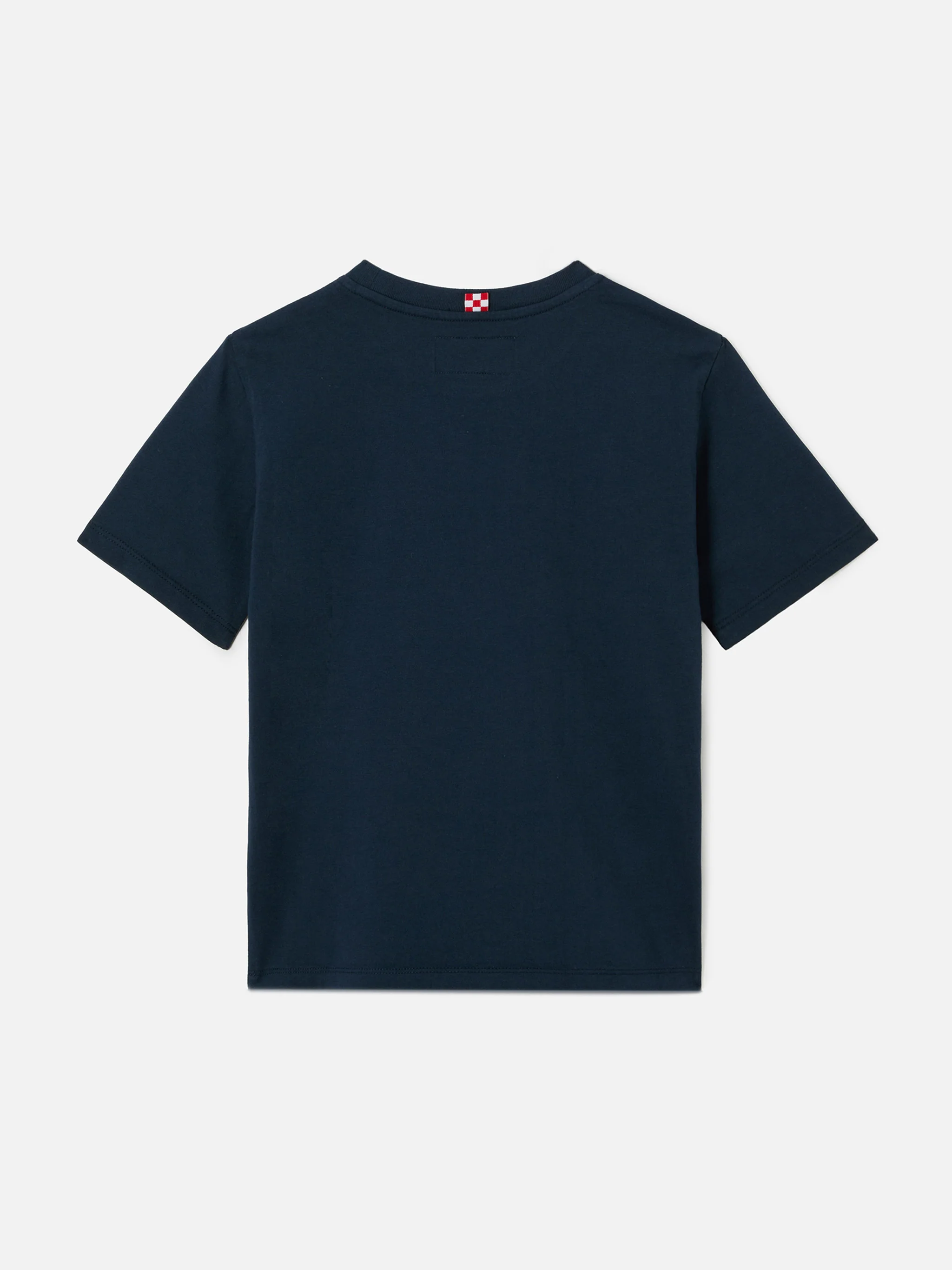T-shirt Denver Jr in puro cotone blu con stampa Sport Club - Image 3