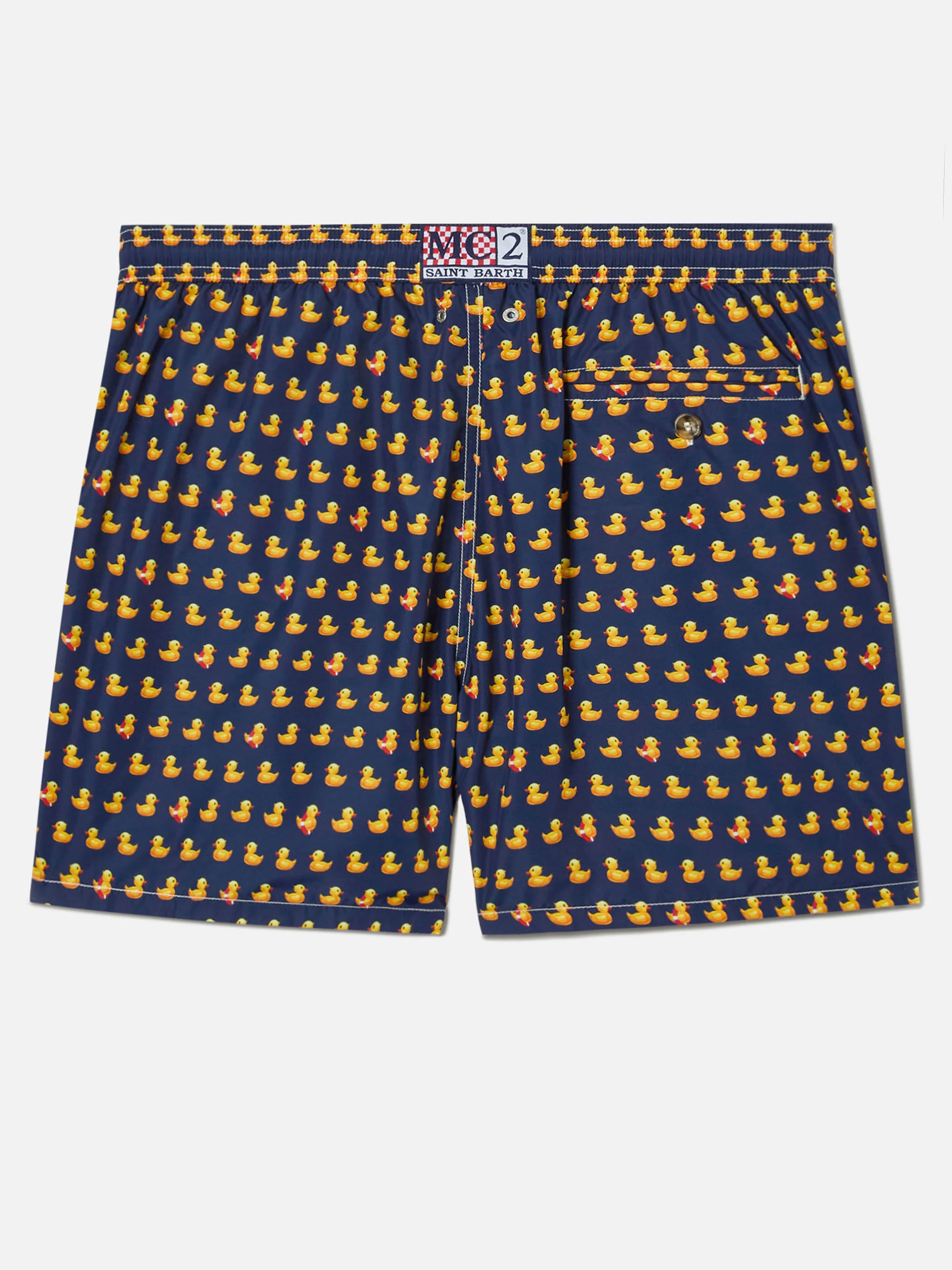 Costume mare Lighting Micro navy con stampa paperelle all-over - Image 2