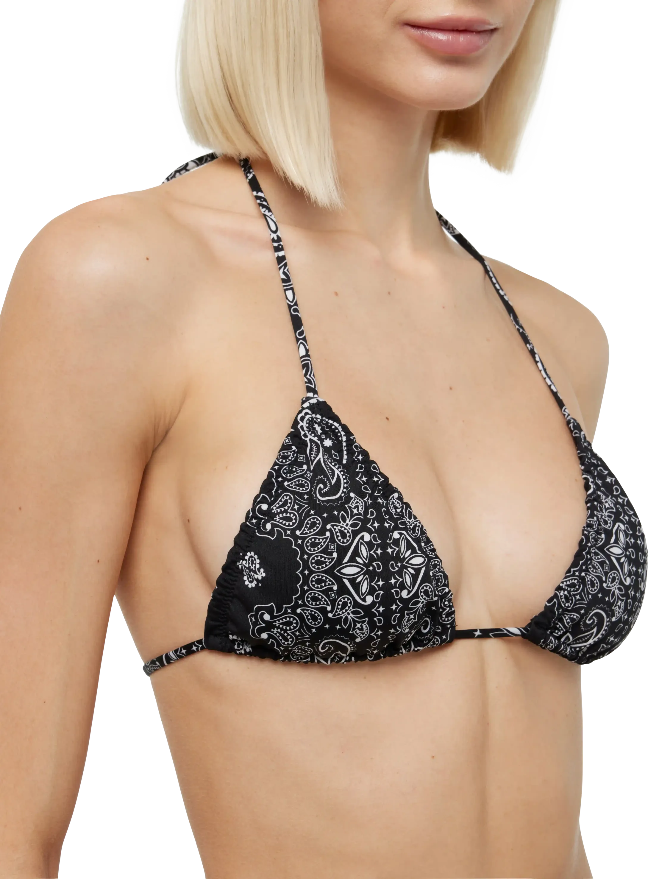 Nilly top triangolo classico con stampa bandana - Image 3