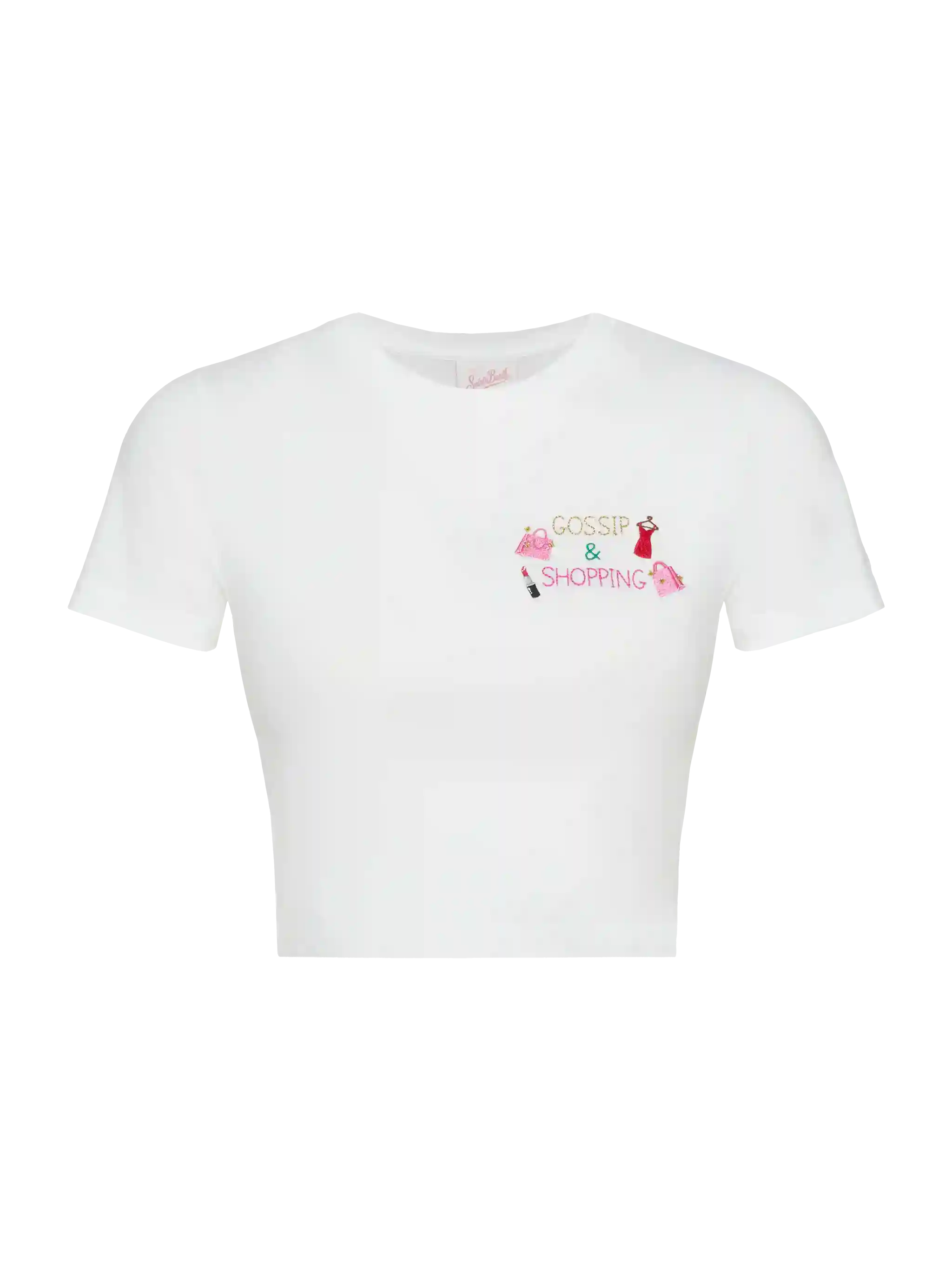 T-shirt in cotone con ricamo Gossip & Shopping Nives - Image 4