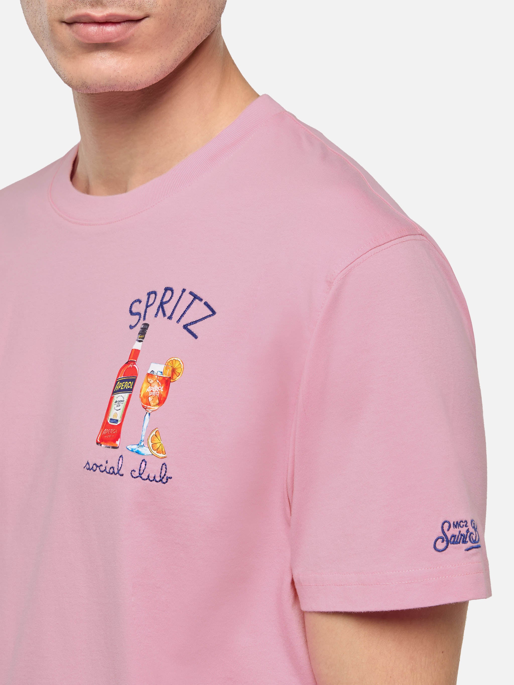 T-shirt Man ricamo Spritz social club | Special Edition - Image 2