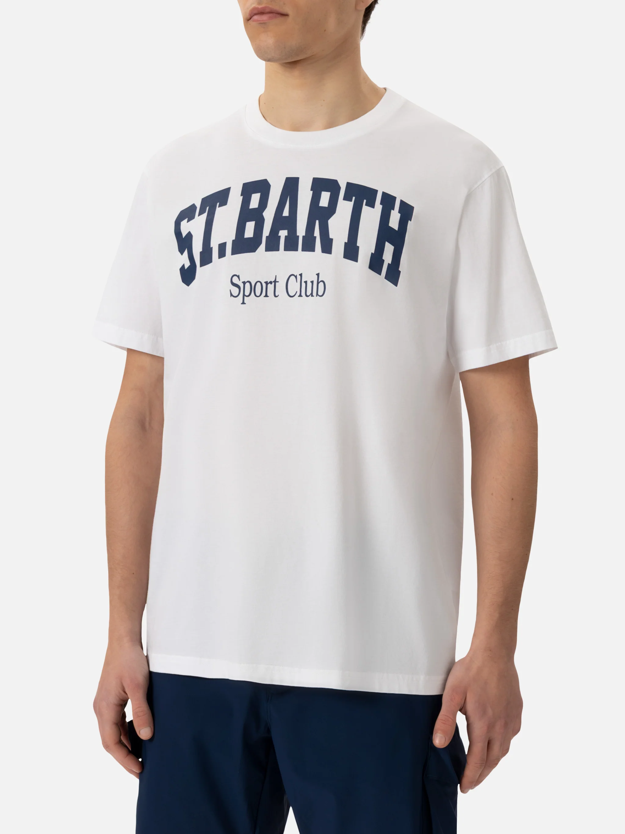 T-shirt Man in cotone stampa St. Barth Sport Club - Image 2