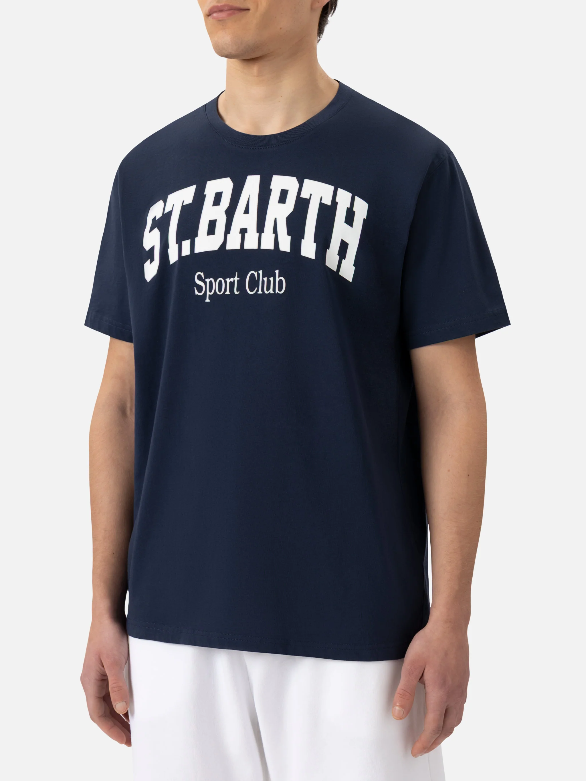 T-shirt Man in cotone stampa St. Barth Sport Club - Image 2
