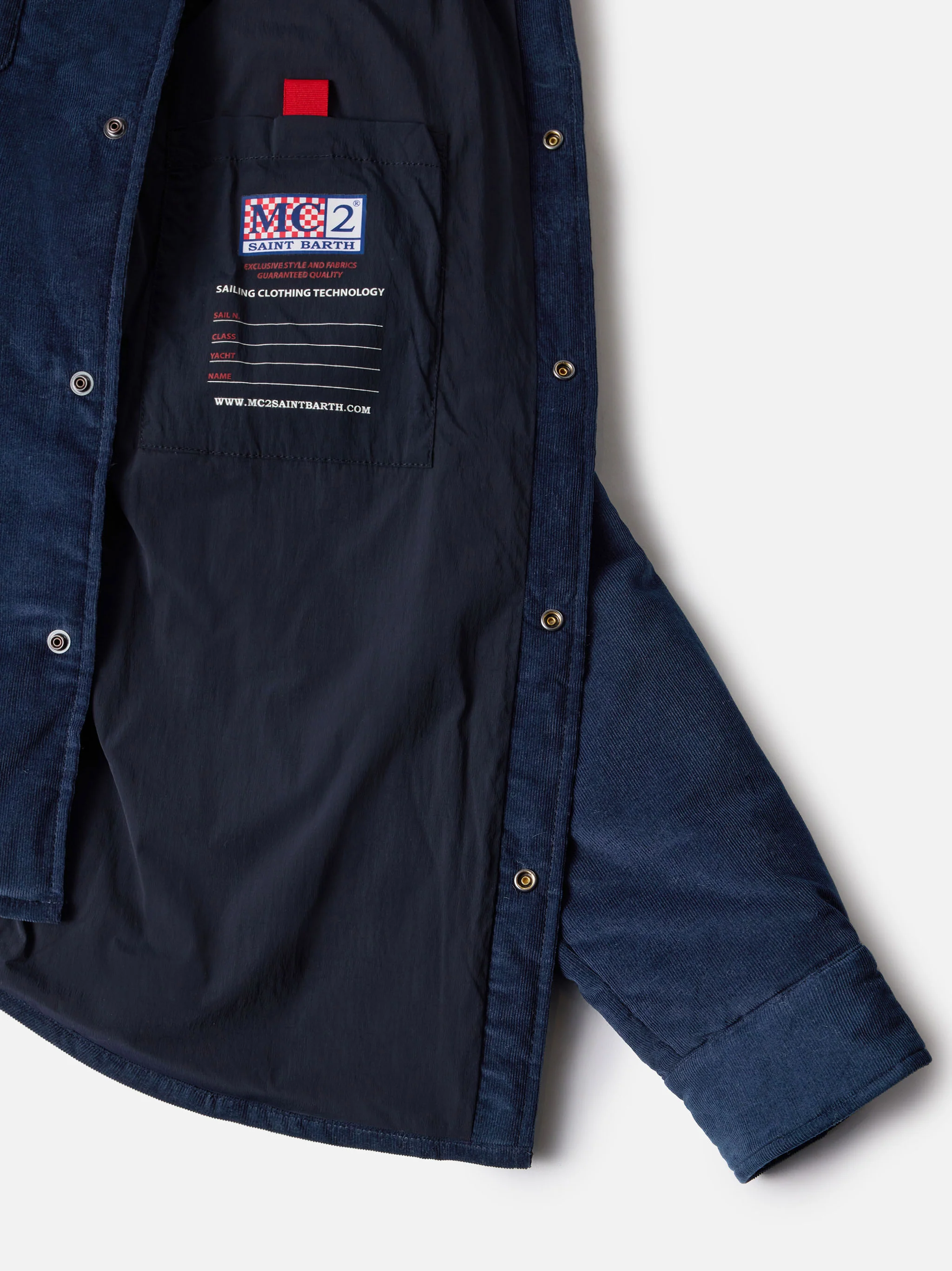 Camicia over con taschino e ricamo St. Barth Bob Club - Image 6