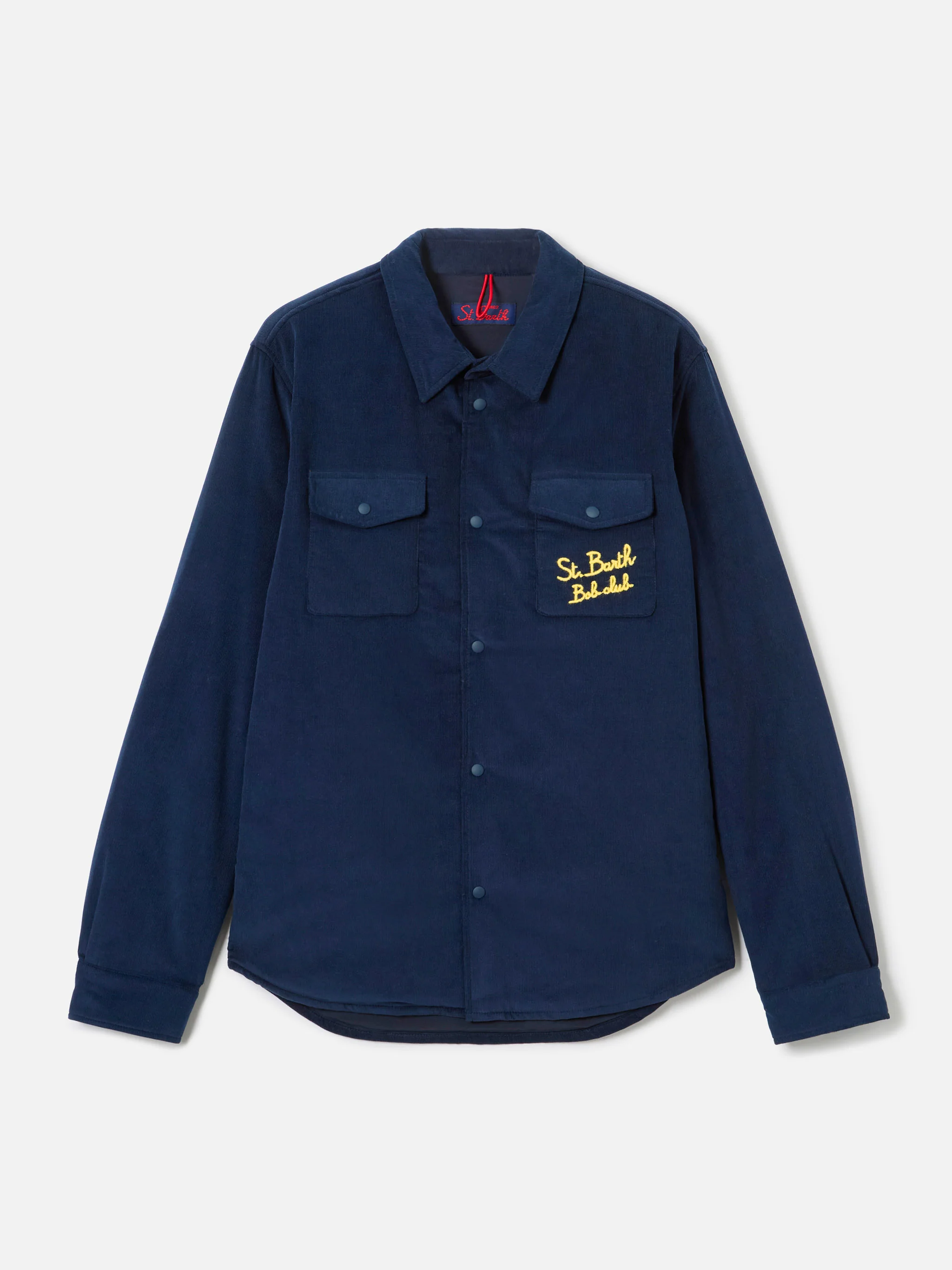 Camicia over con taschino e ricamo St. Barth Bob Club - Image 7