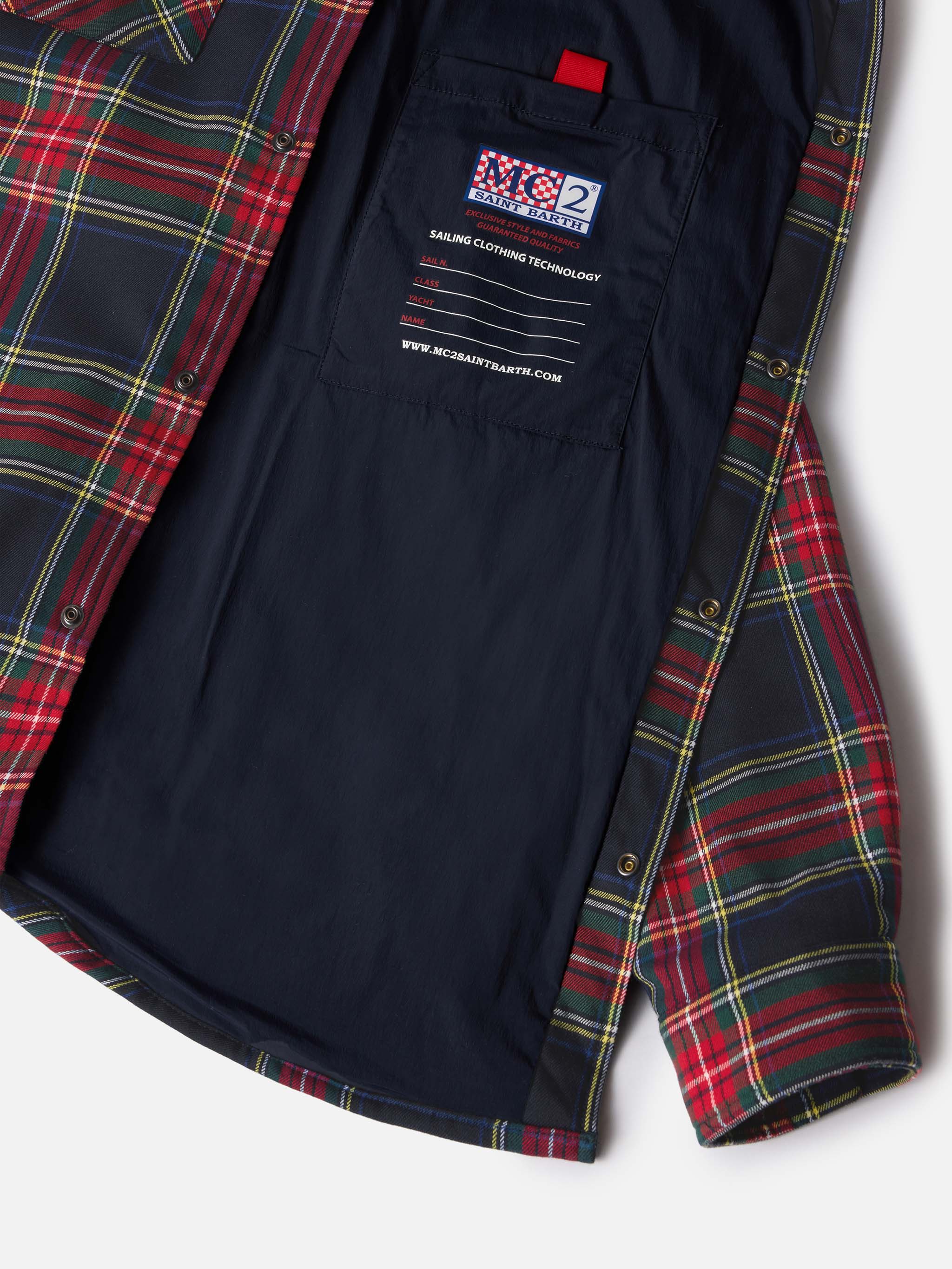 Camicia over con taschino e ricamo St. Barth Bob Club - Image 6
