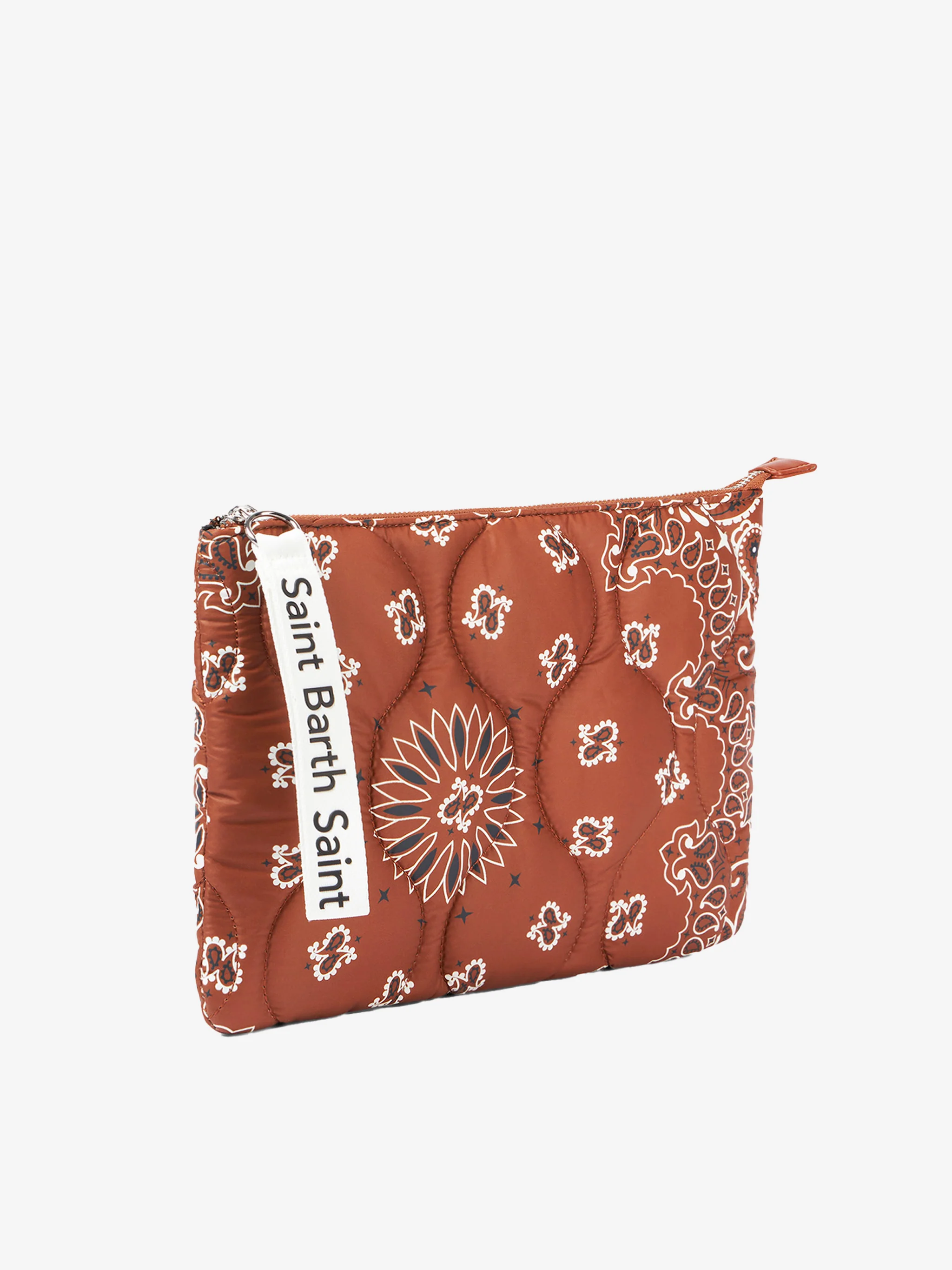 Pochette imbottita con stampa bandana - Image 5