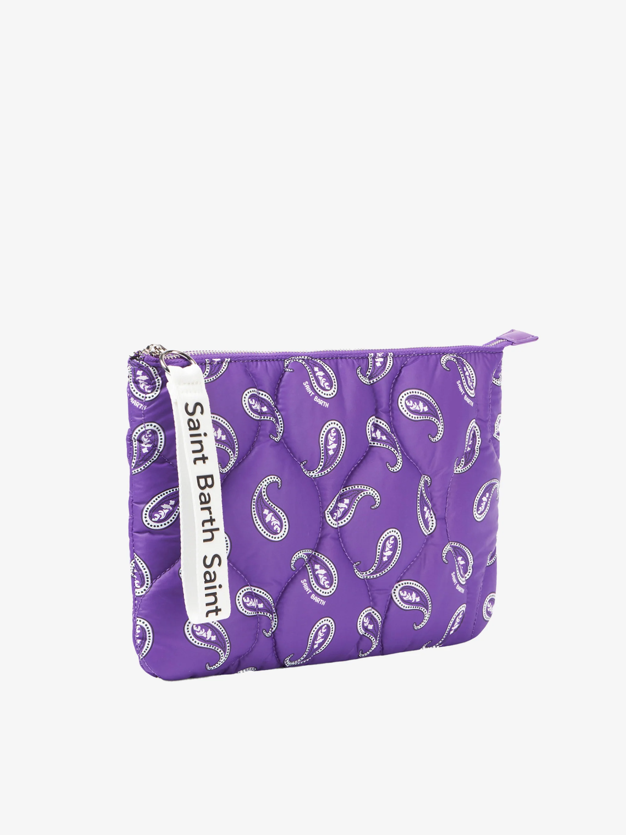 Pochette imbottita con stampa paisley - Image 5