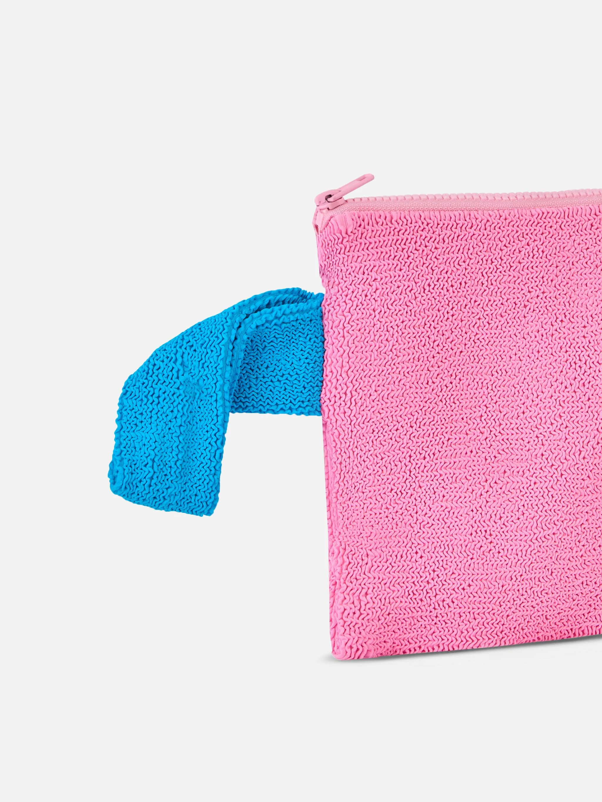 Pochette rosa crinkle Pareasy - Image 3