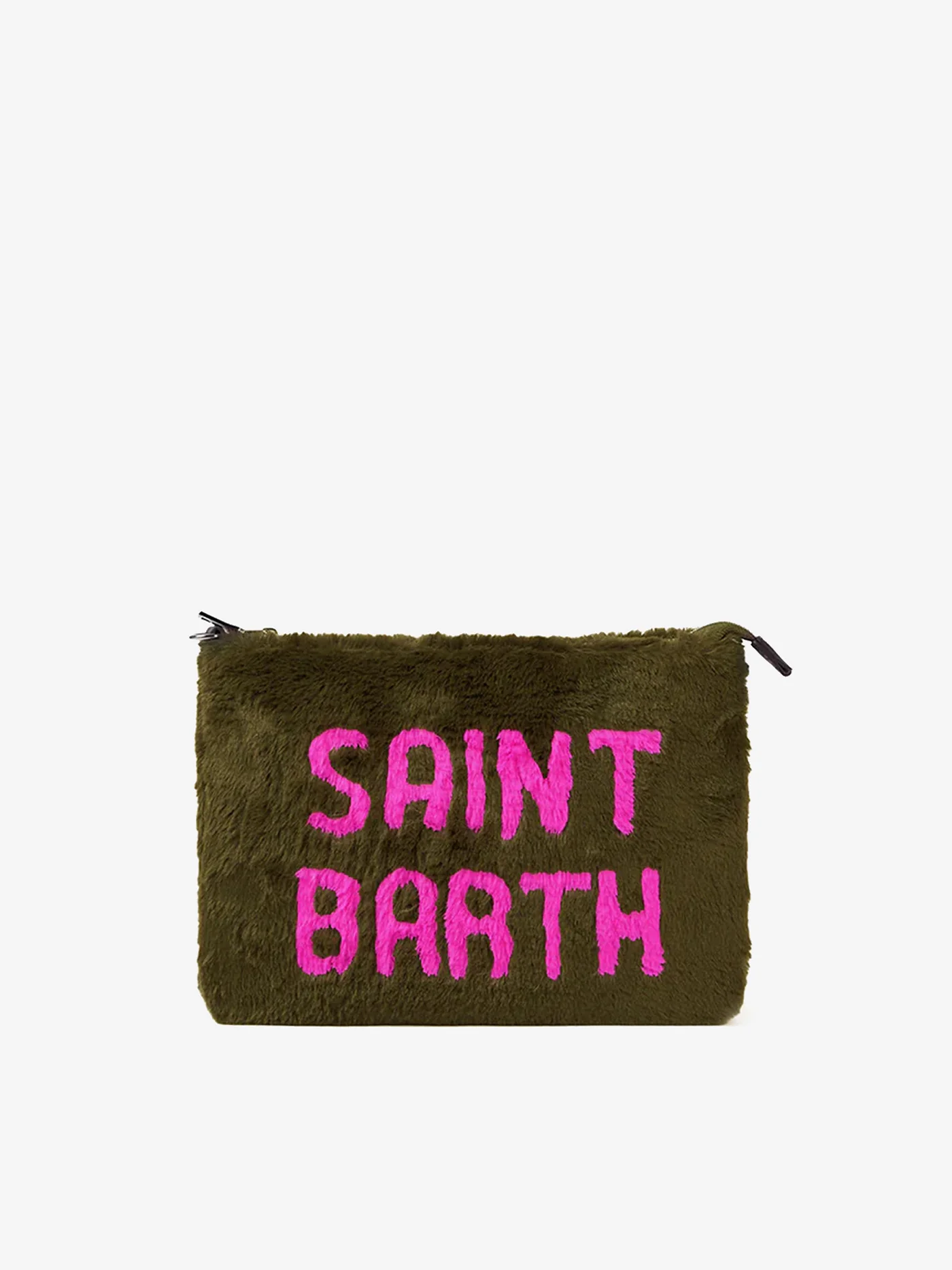 Pouch a tracolla Parisienne in ecopelliccia verde - Image 4