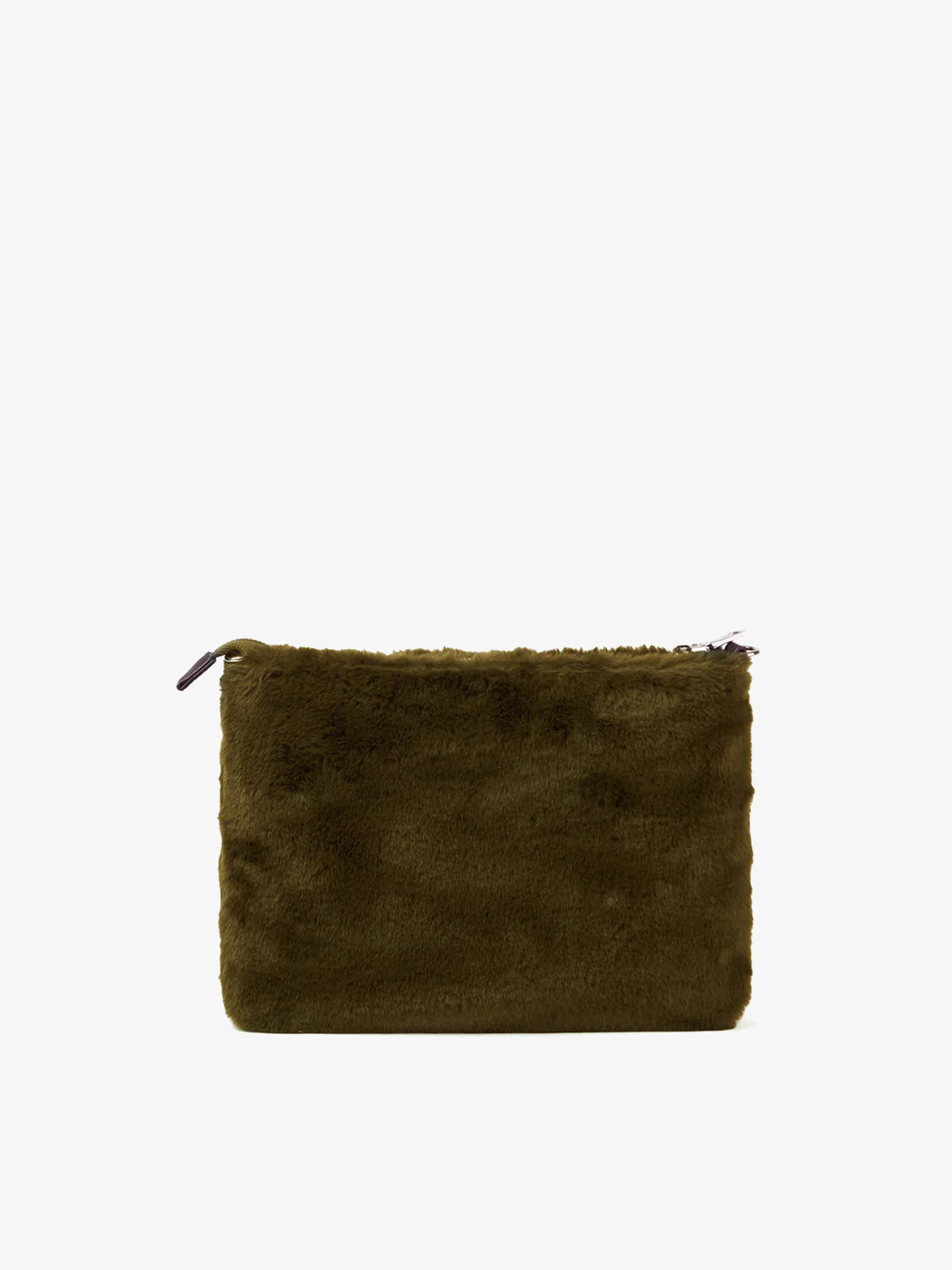 Pouch a tracolla Parisienne in ecopelliccia verde - Image 6
