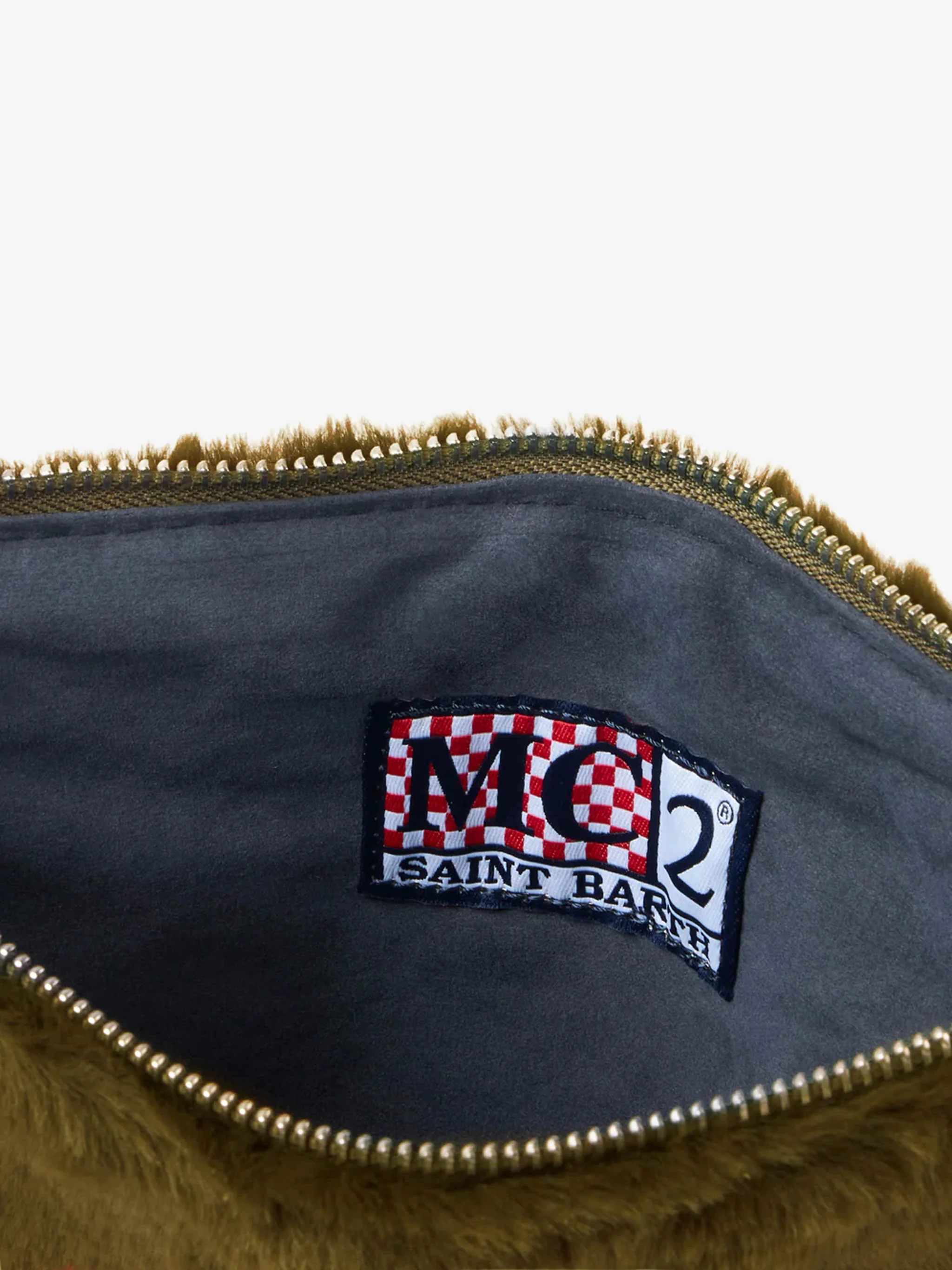 Pouch a tracolla Parisienne in ecopelliccia verde - Image 7