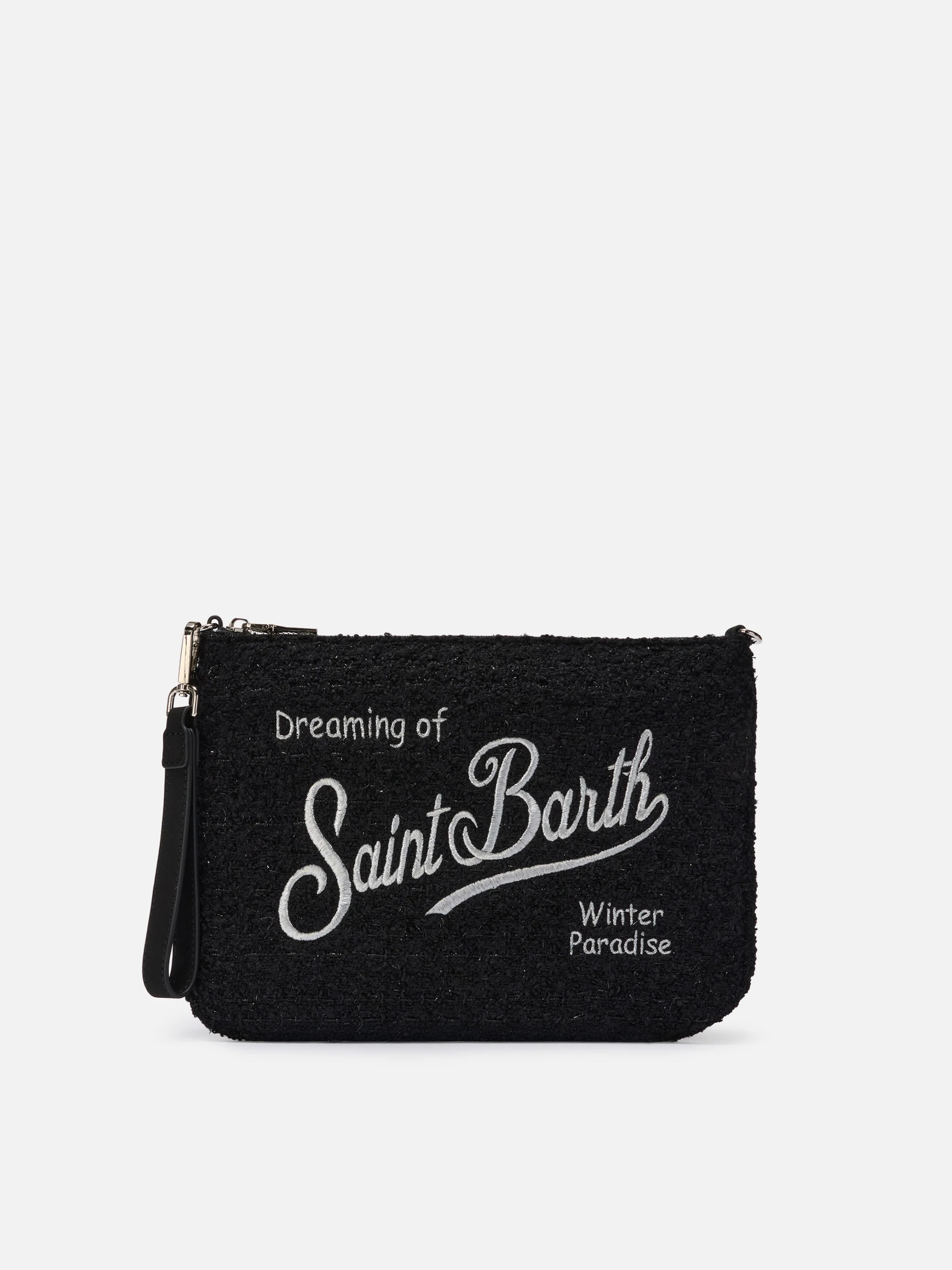 Borsa crossbody Parisienne Tweed nera - Image 3