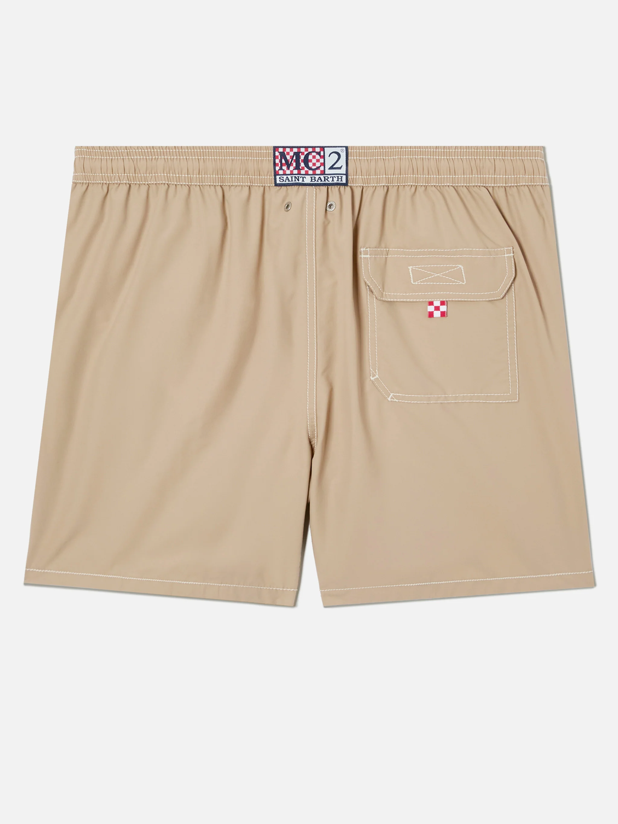 Costume mare classico Patmos in beige - Image 2