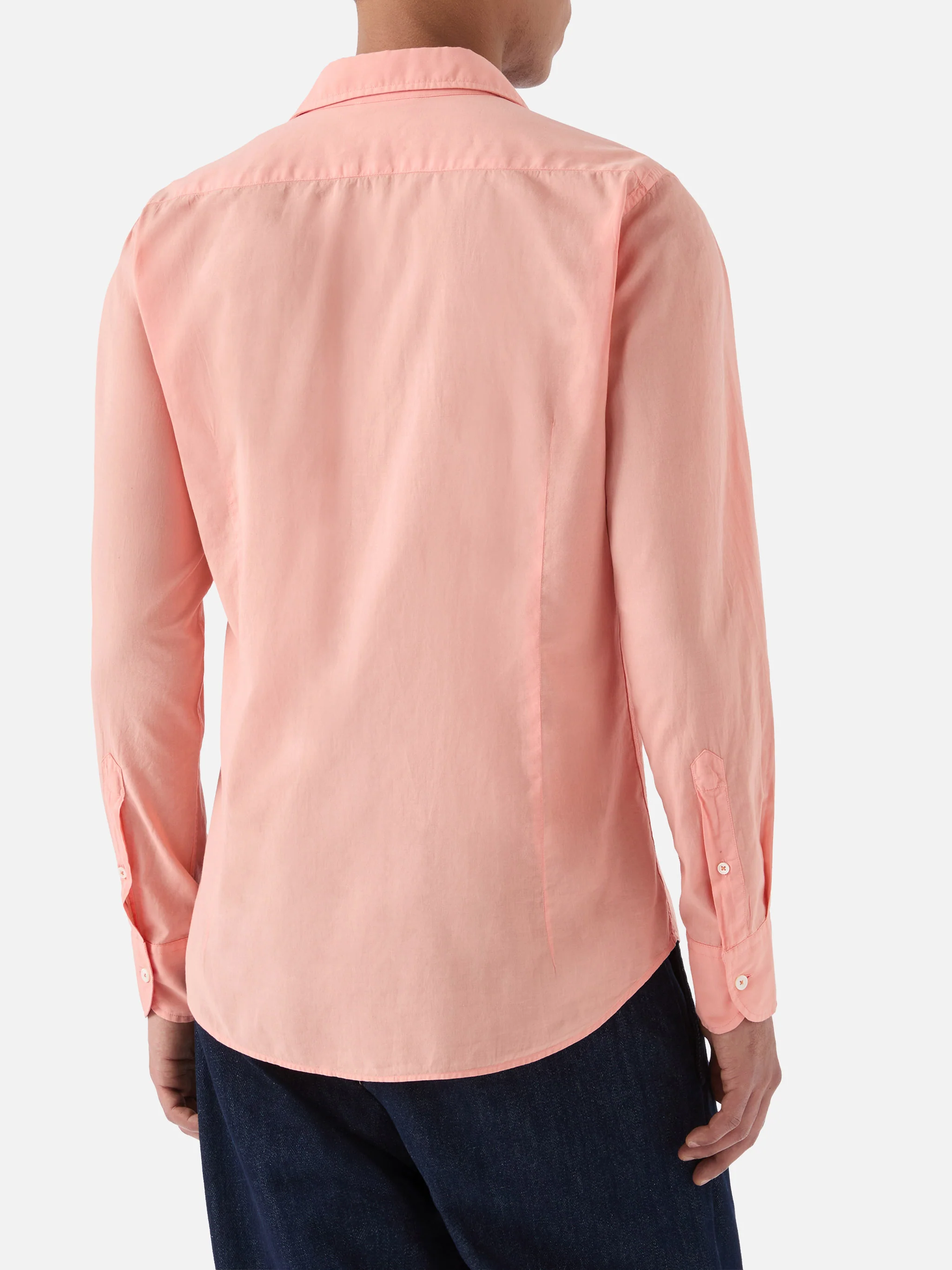 Camicia Chemise Ice in voile di cotone pesca - Image 3