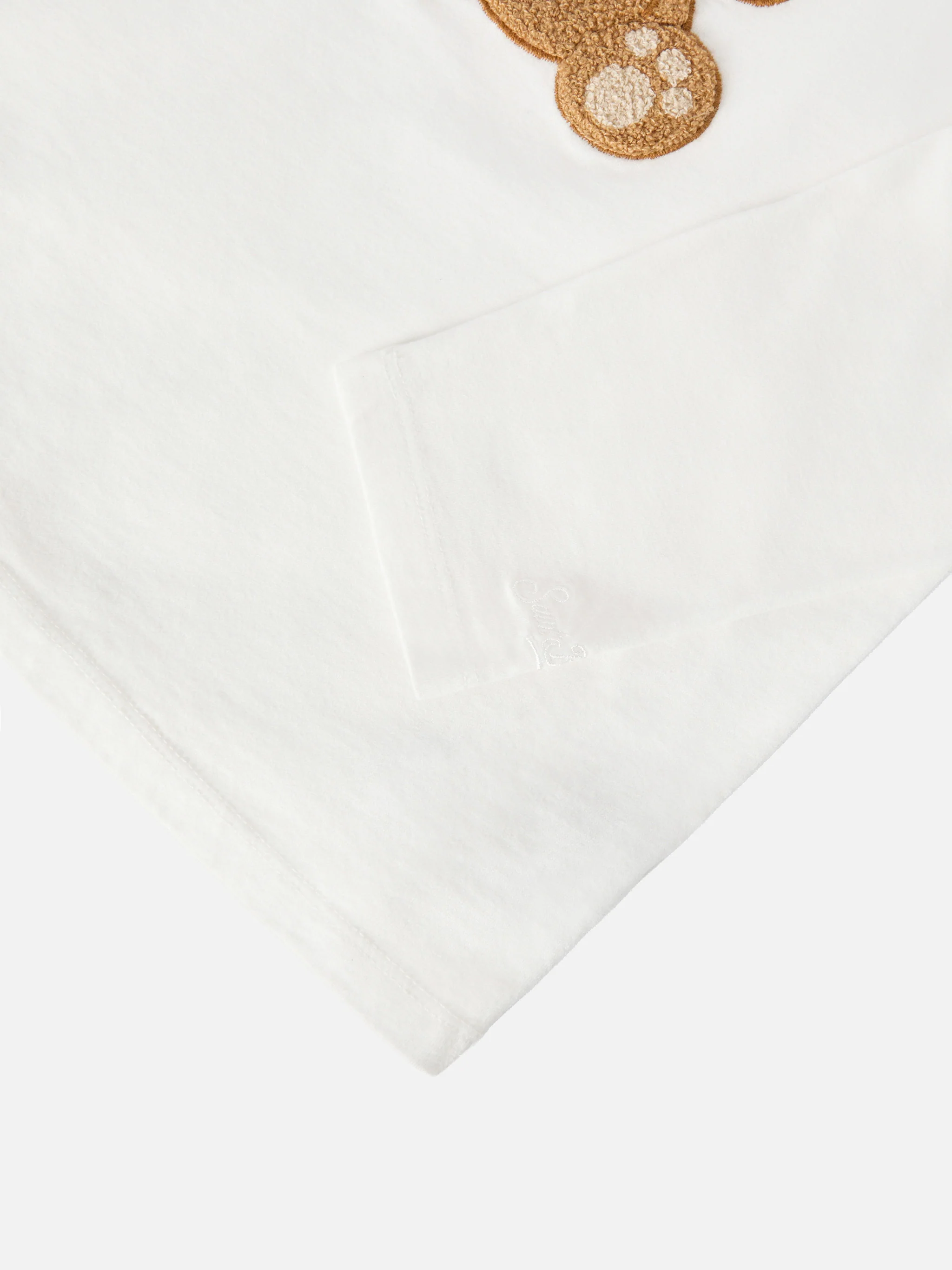 T-shirt Penny bianca  applicazione orsetto Trudi | Special Edition - Image 4