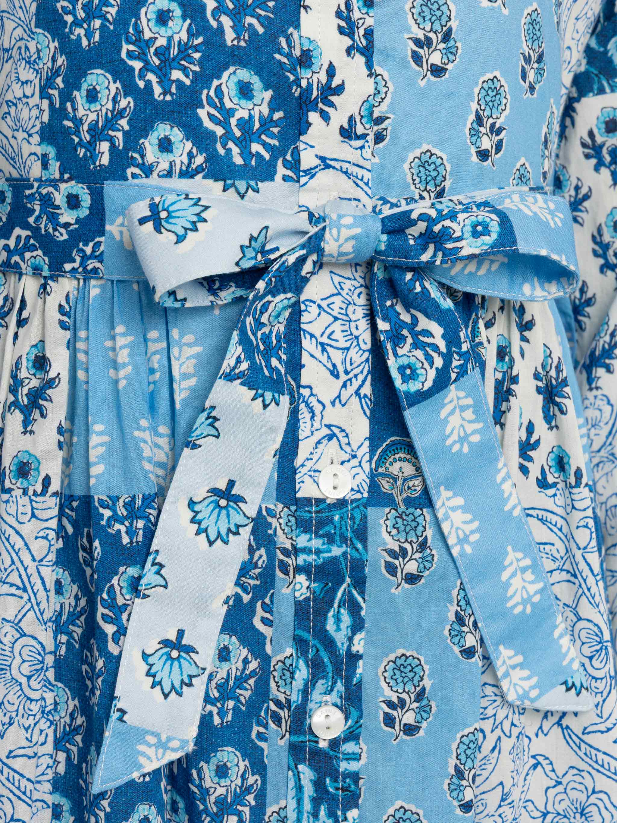 Abito chemisier lungo Philipa Jr con stampa patch a fiori - Image 3