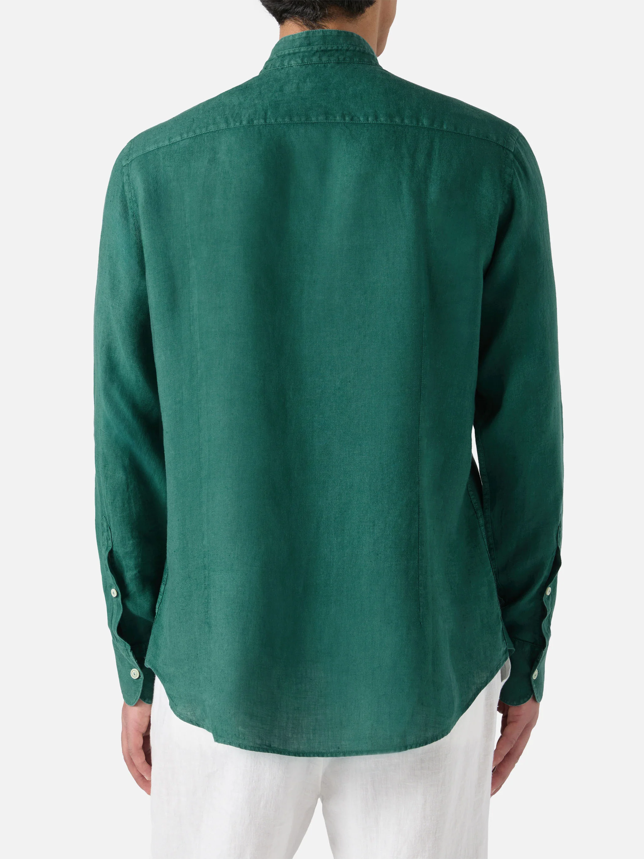 Camicia Pierre in lino verde - Image 3