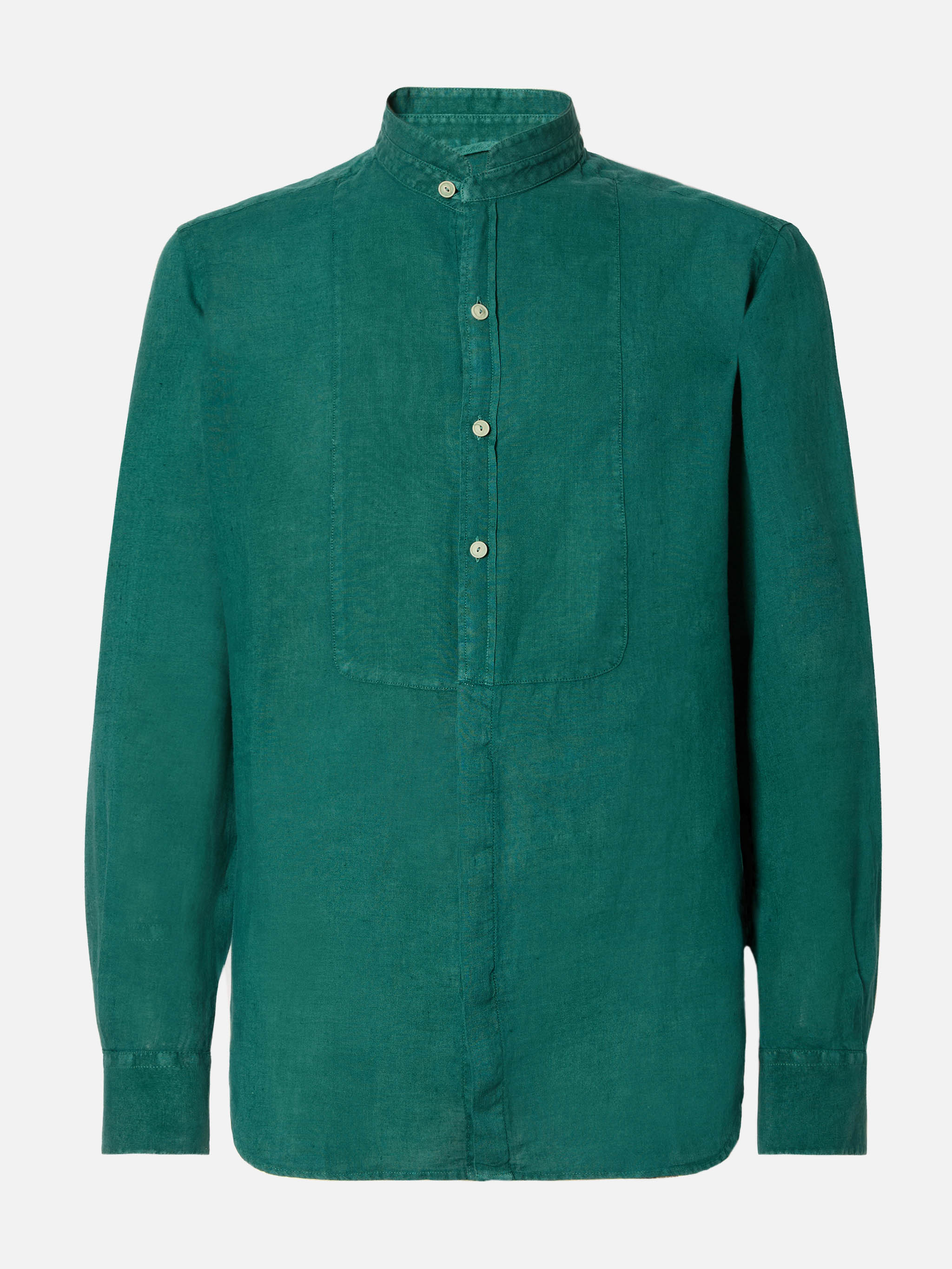 Camicia Pierre in lino verde - Image 4