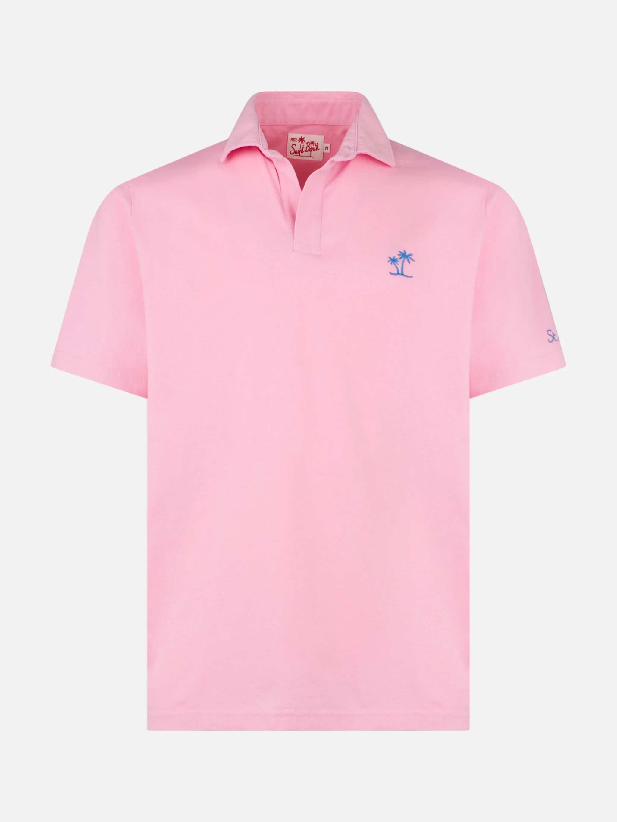 Polo Brighton in jersey rosa - Image 4