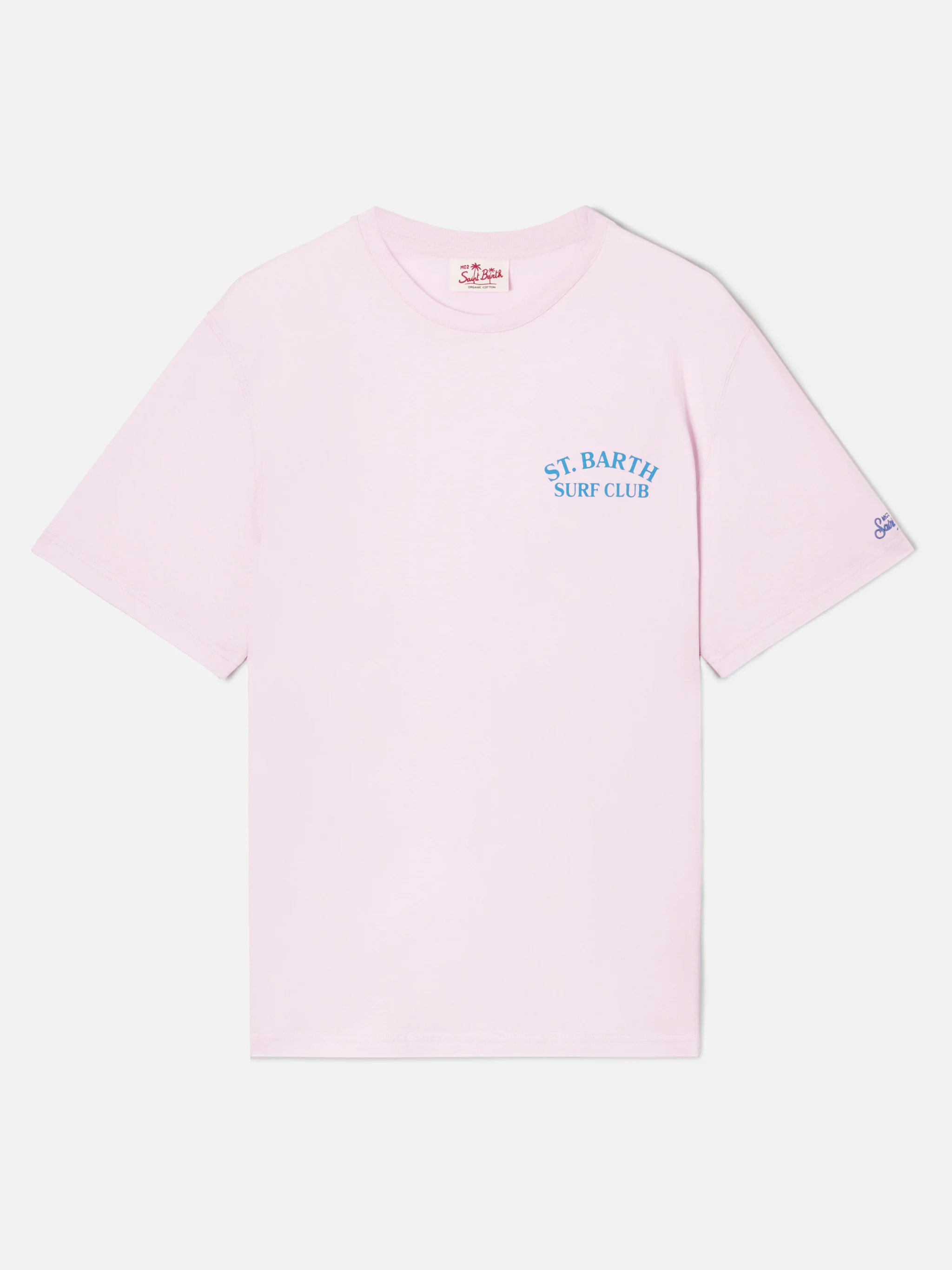 T-shirt Portland rosa con stampa St. Barth Surf Club - Image 5