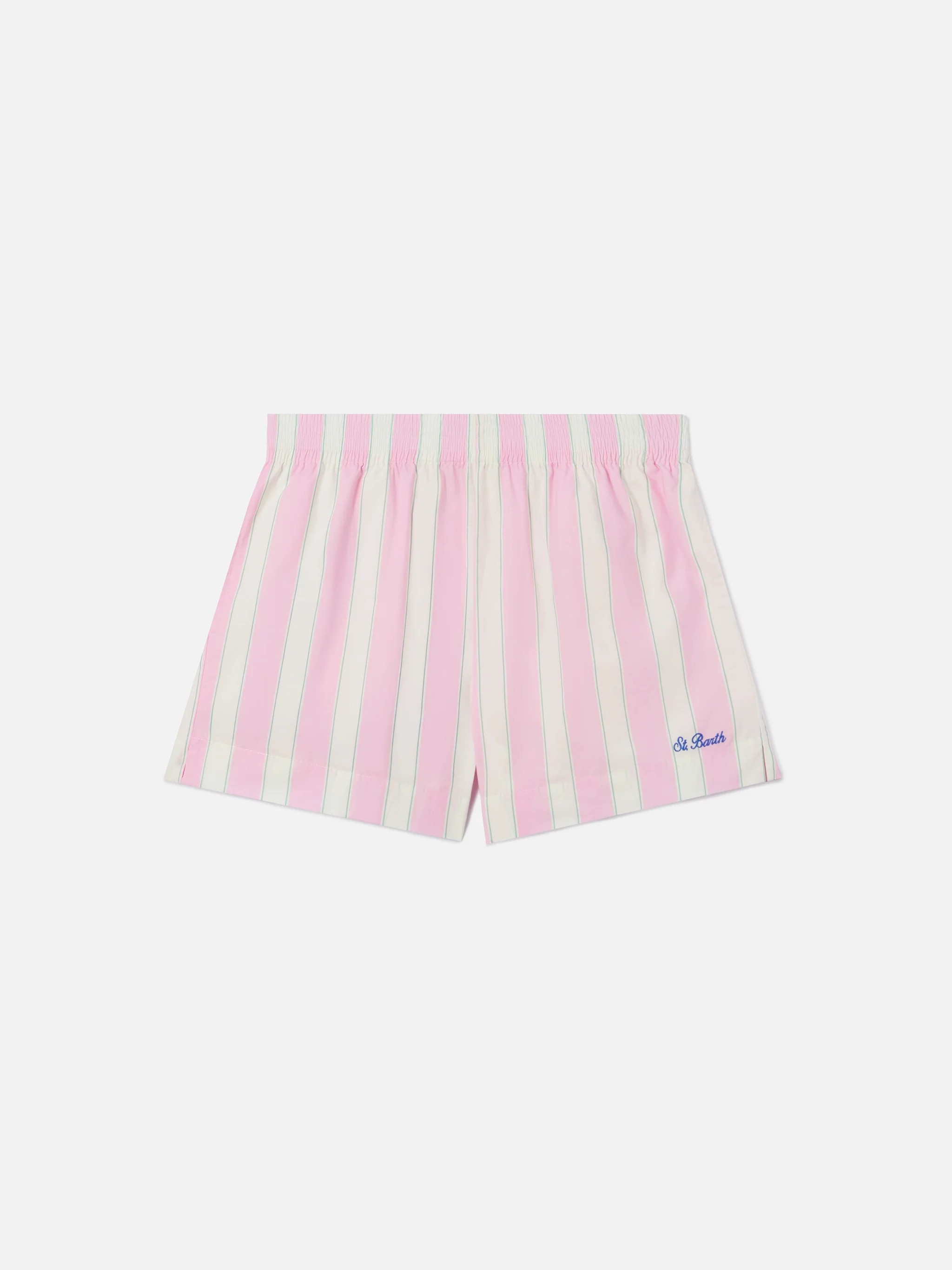 Shorts Meave in cotone a righe rosa - Image 5