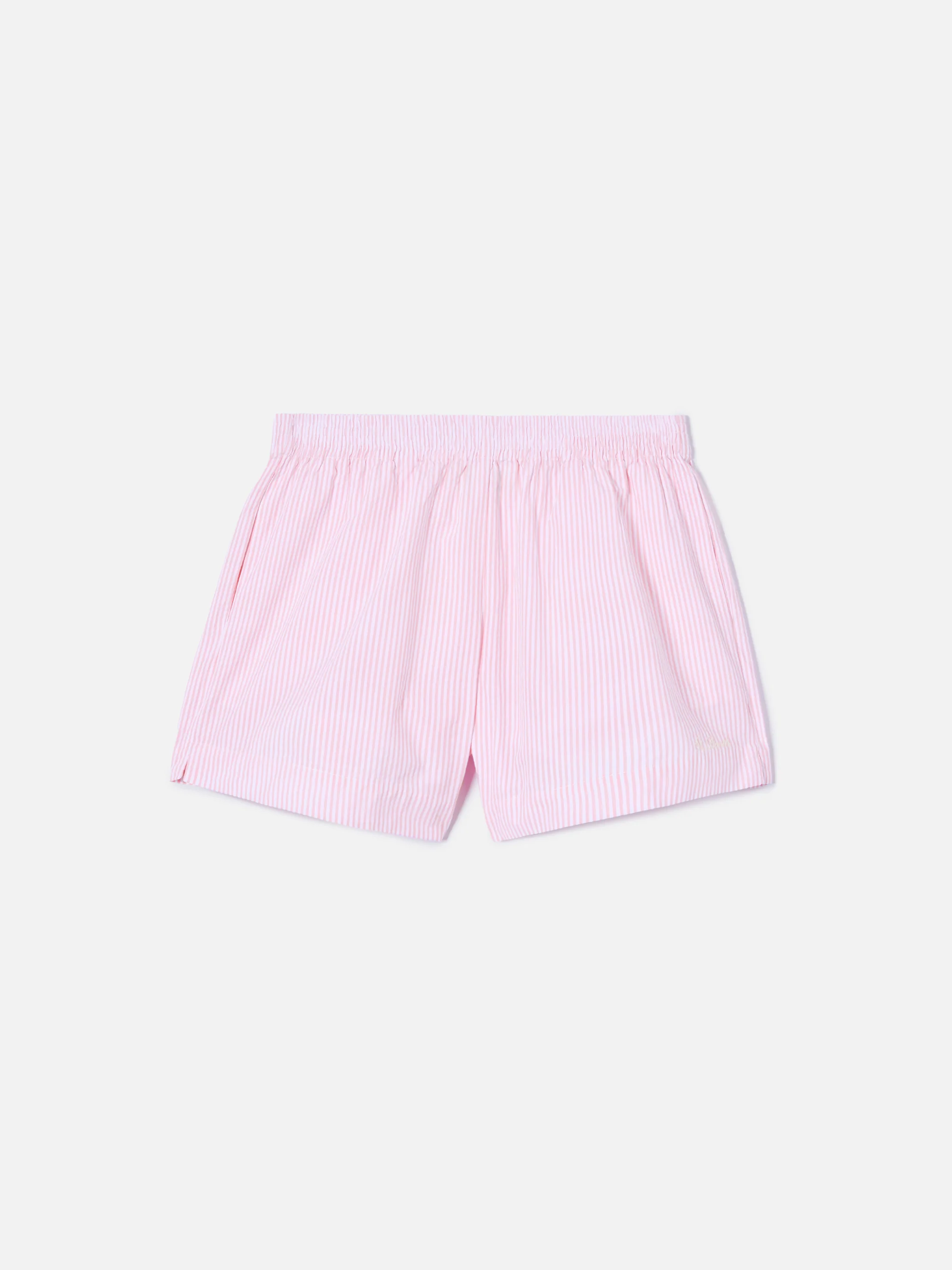 Shorts Meave in seersucker a righe rosa - Image 5