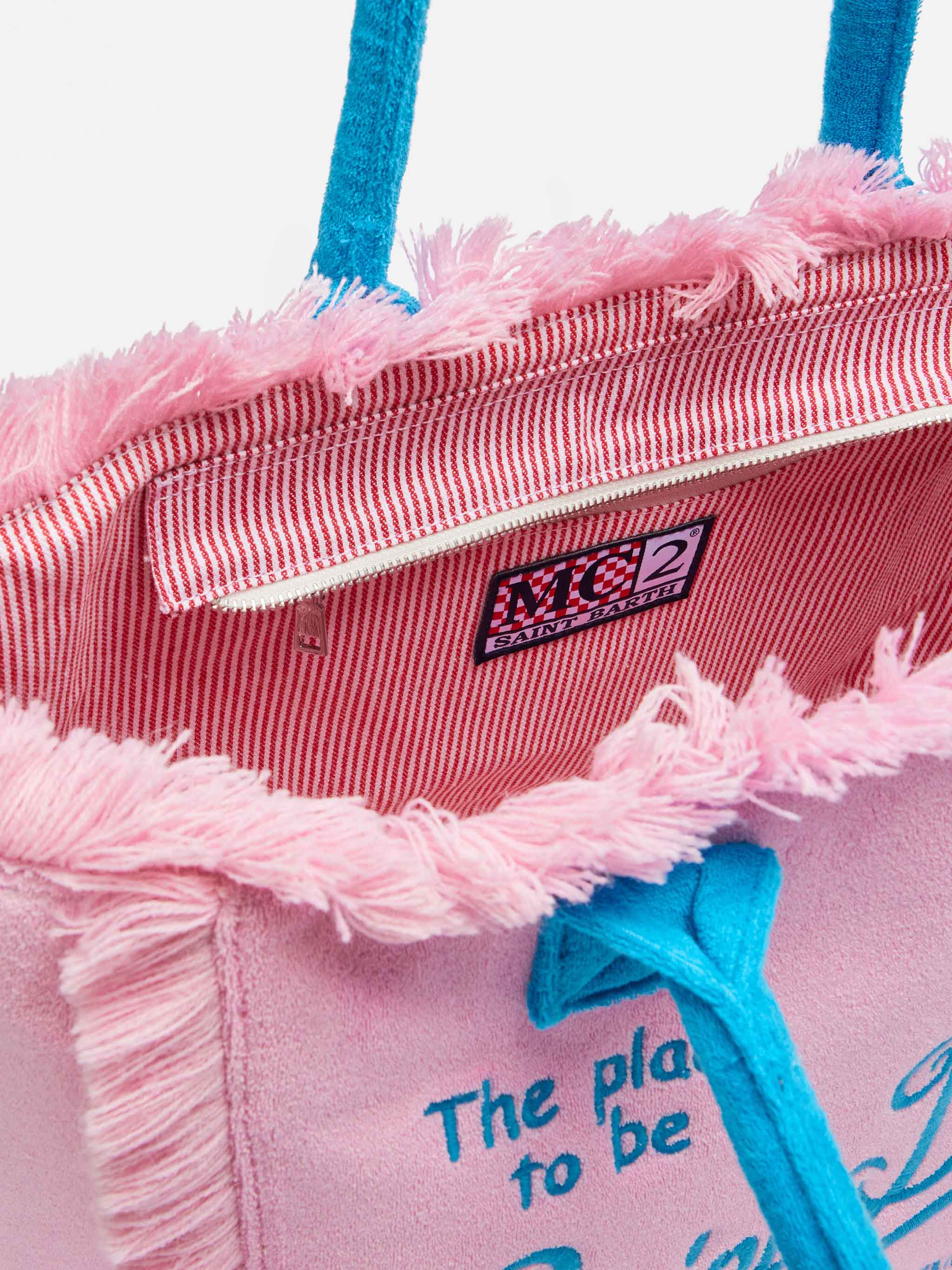 Borsa a spalla Vanity Sponge in spugna rosa - Image 6