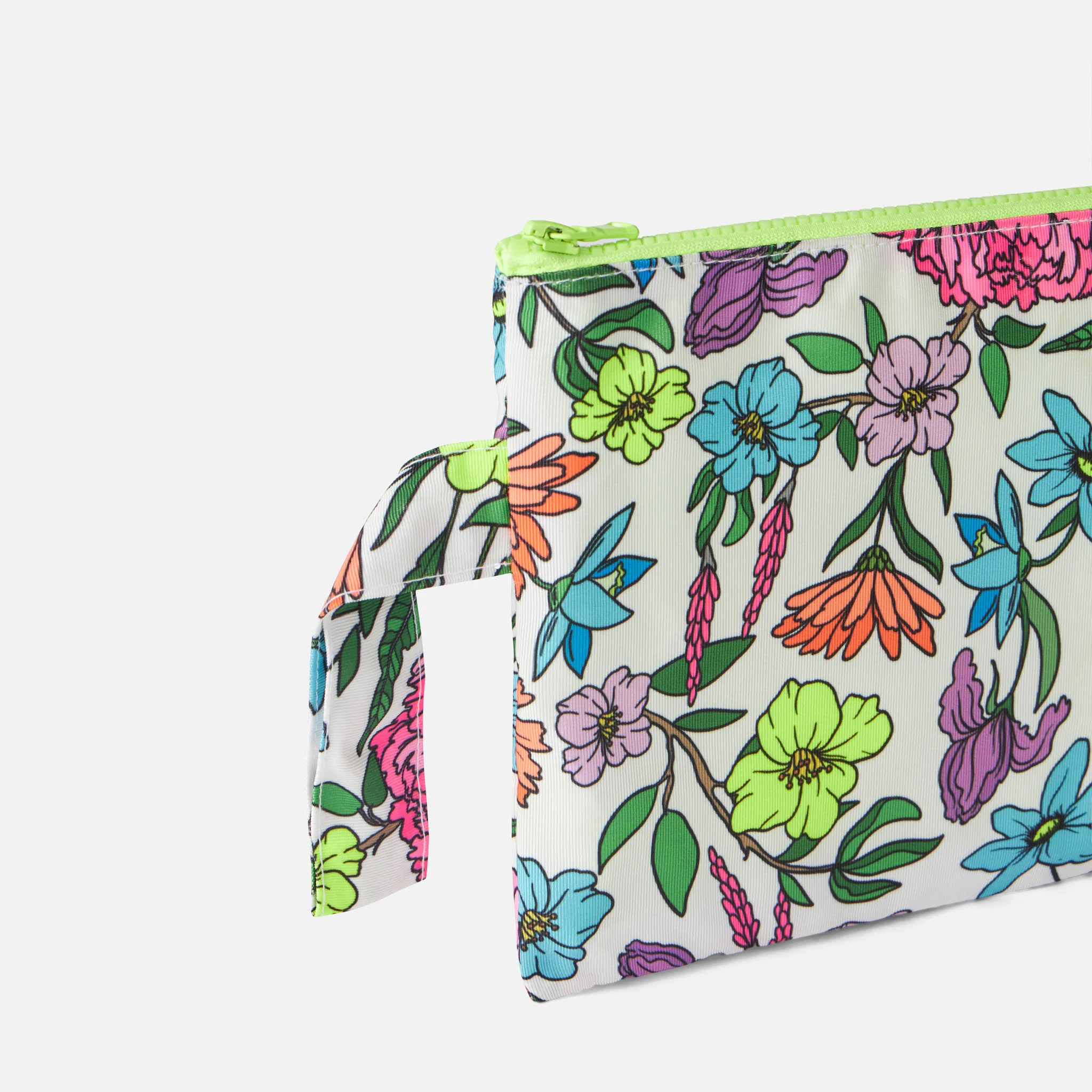 Pochette Pareasy in nylon con stampa fiori - Image 4