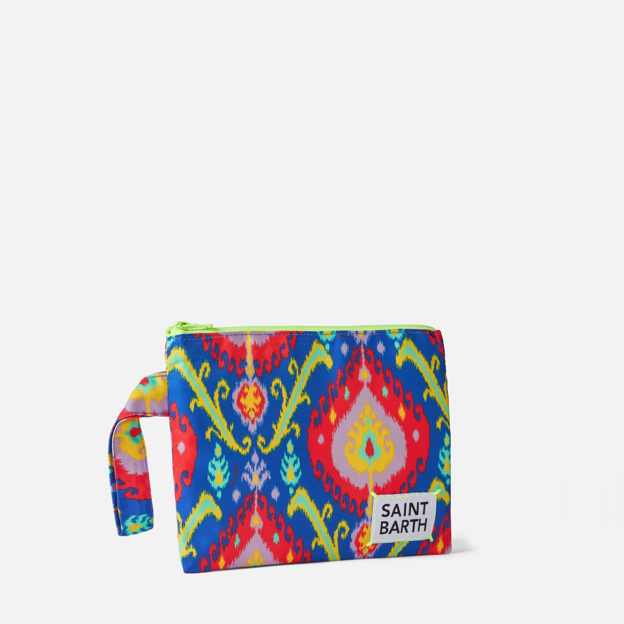Pochette Pareasy in nylon con stampa ikat - Image 3
