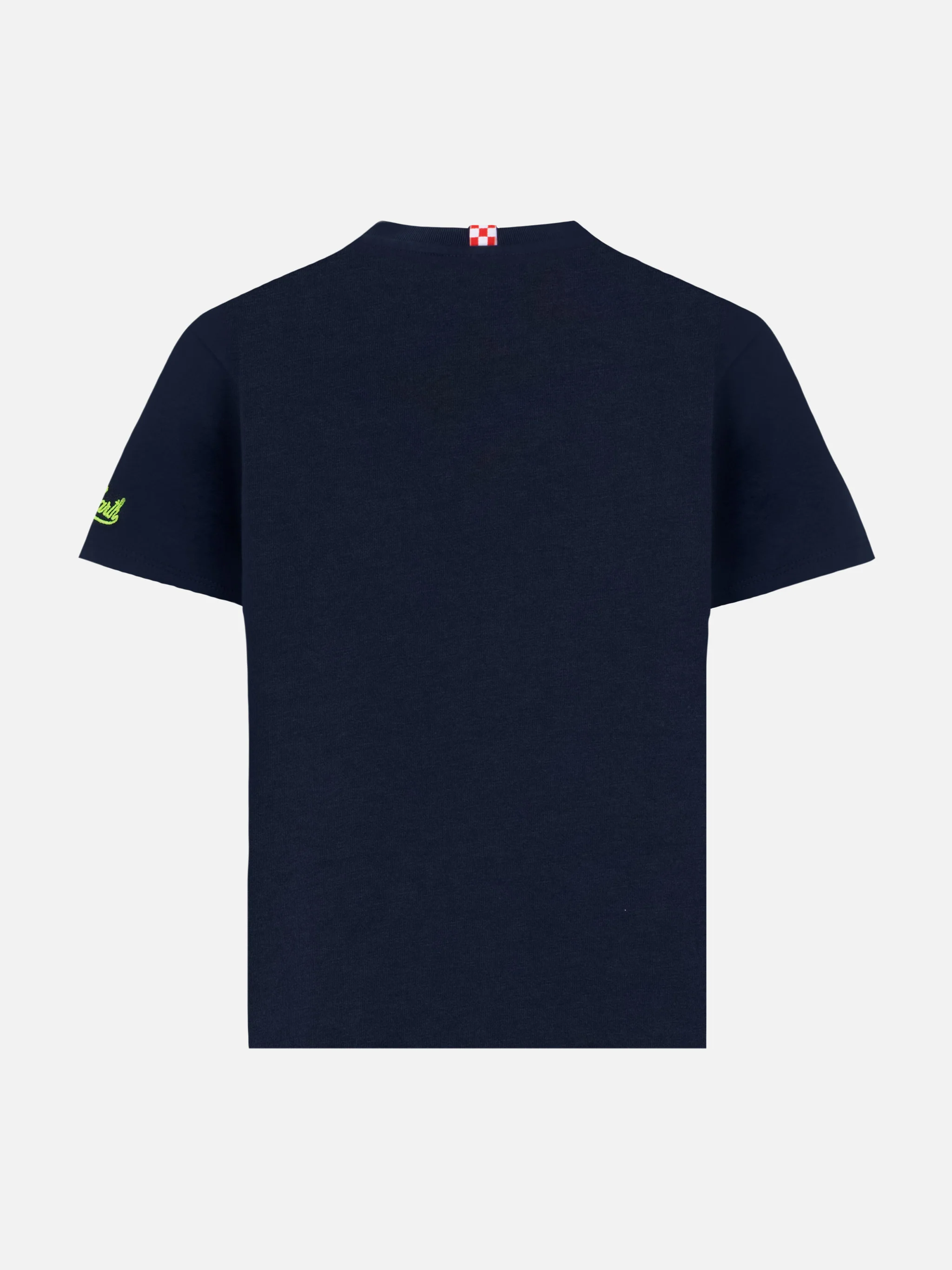T-shirt Portofino Jr in jersey di cotone con ricamo Bello e Monello - Image 2
