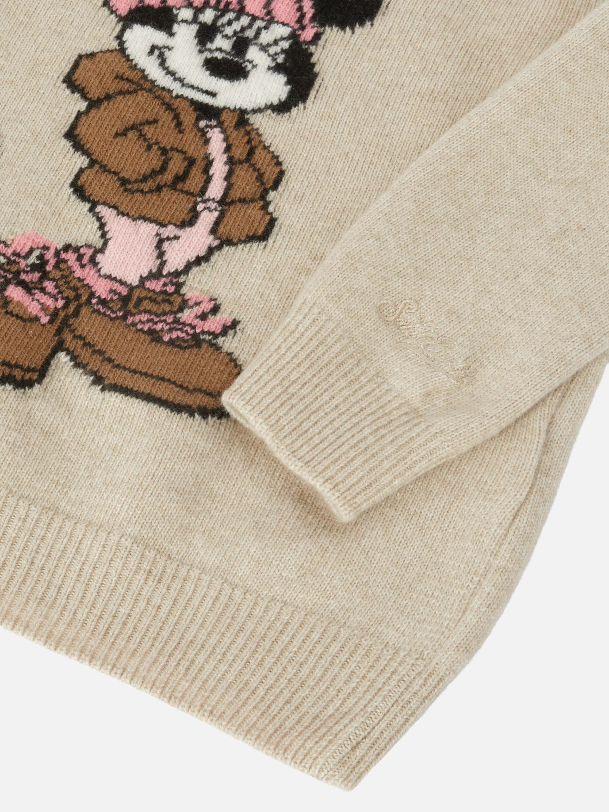Maglione in misto cashmere Princess con jacquard Minnie | DISNEY SPECIAL EDITION - Image 4