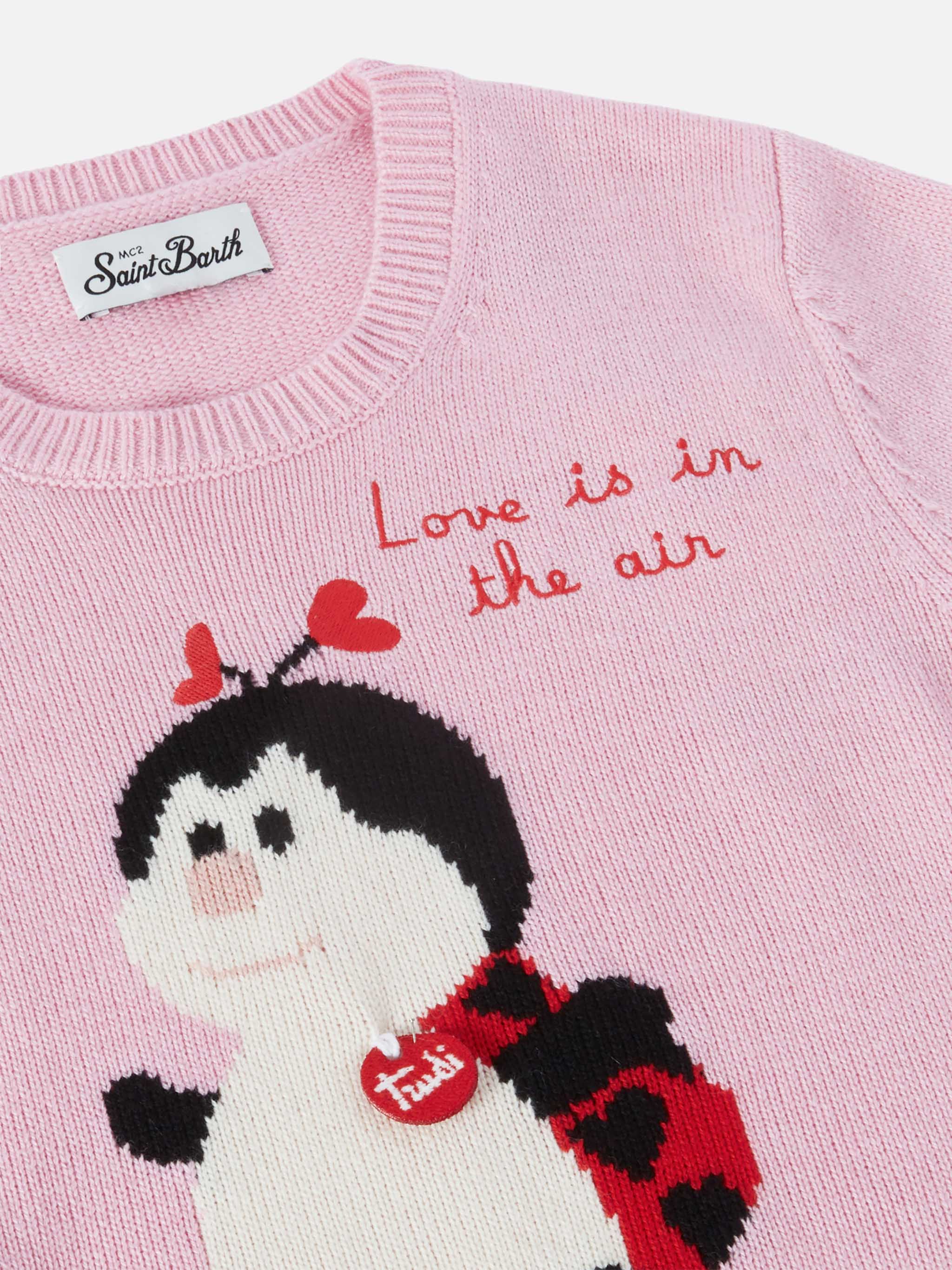 Maglione in misto cashmere Princess con patch coccinella Trudi | SPECIAL EDITION TRUDI - Image 2